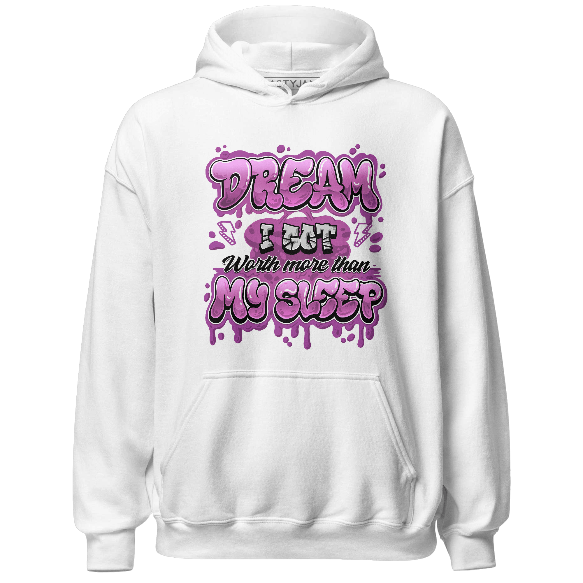 GS Hyper Violet 4s Hoodie Match Dream Over Rest - NastyJamz