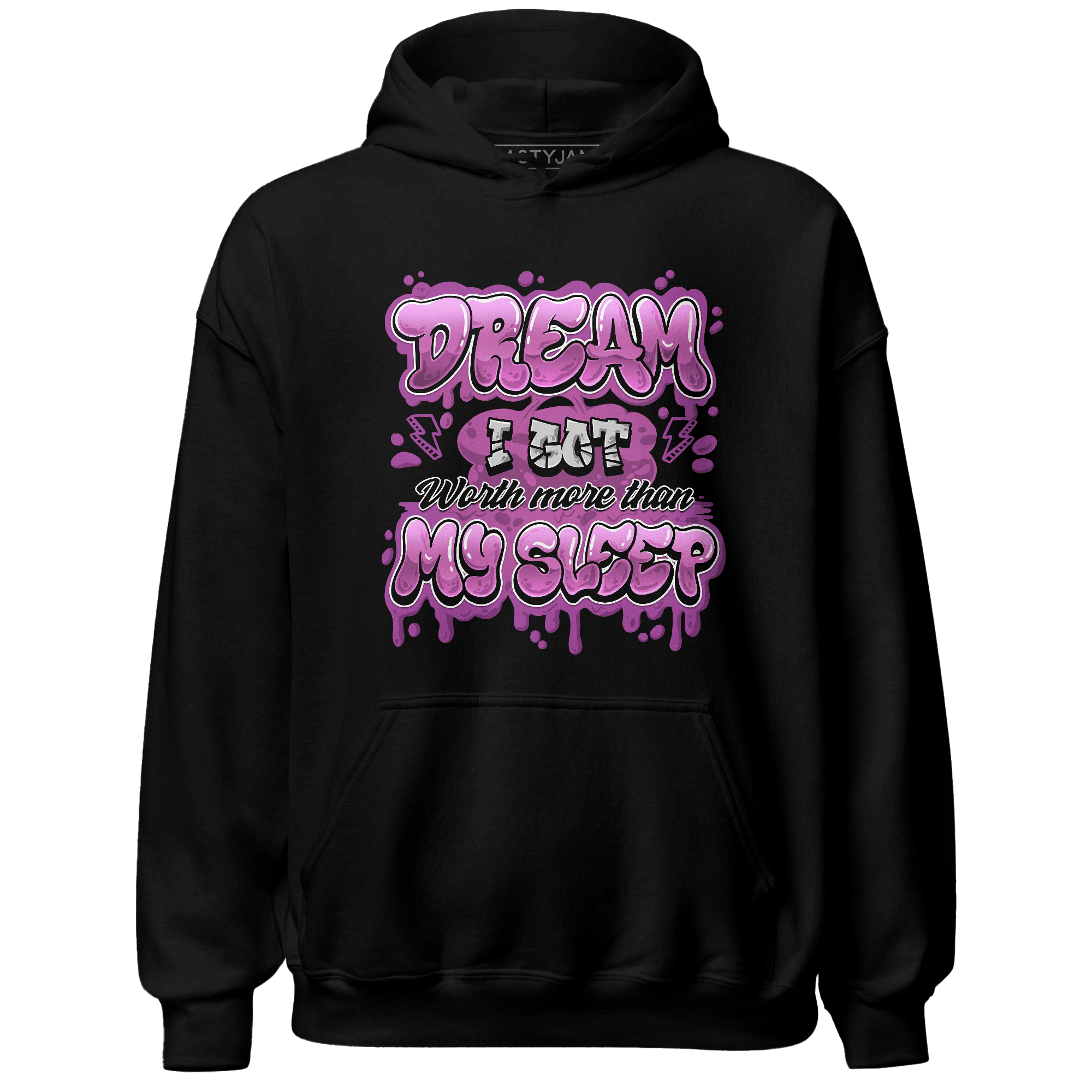 GS Hyper Violet 4s Hoodie Match Dream Over Rest - NastyJamz