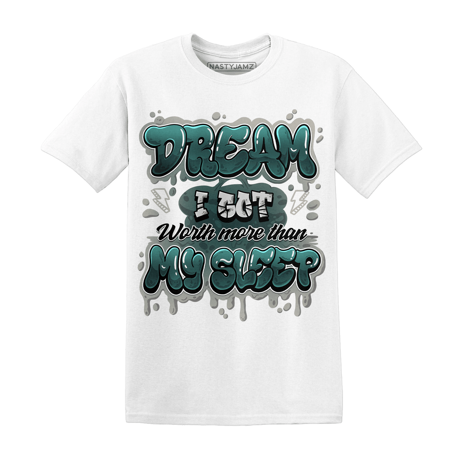 Oxidized Green 4s T Shirt Match Dream Over Rest - NastyJamz