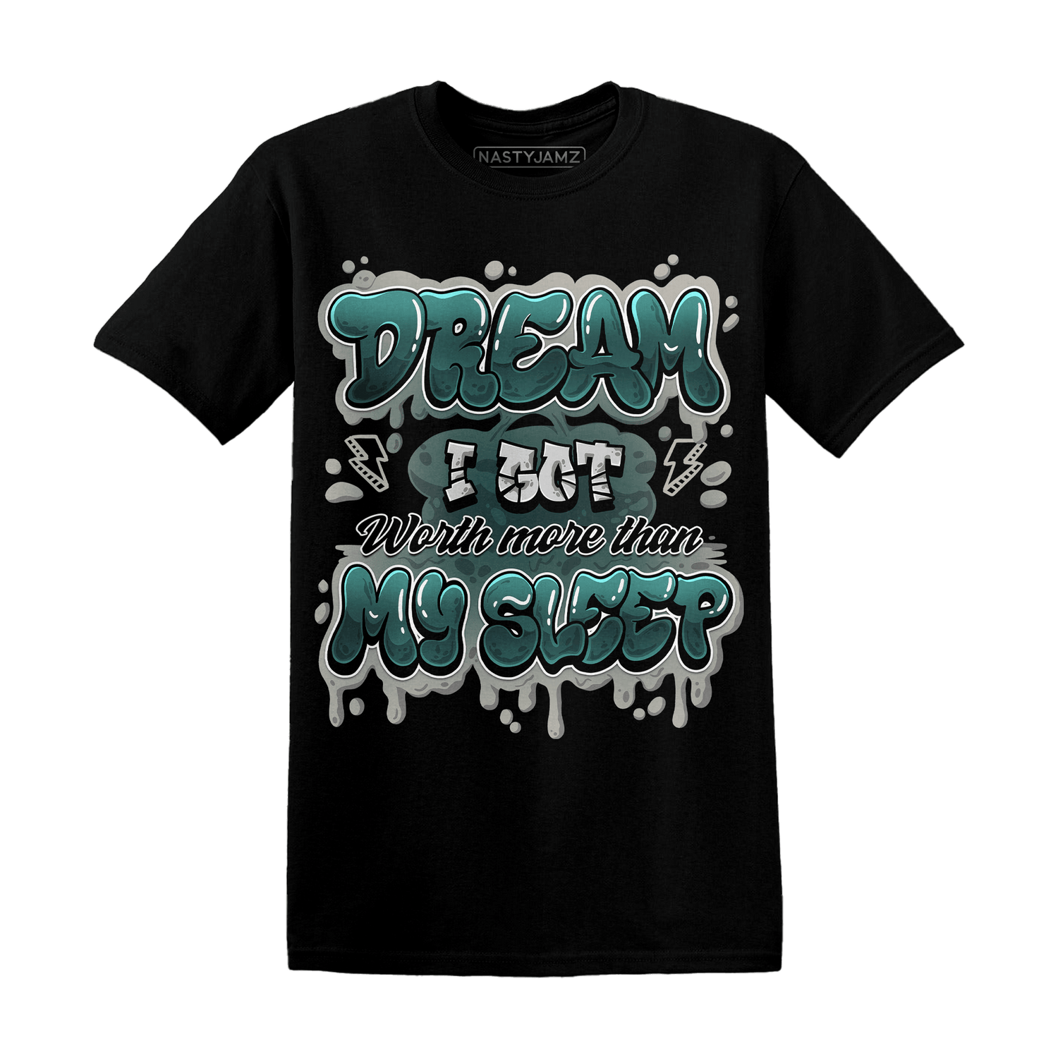Oxidized Green 4s T Shirt Match Dream Over Rest - NastyJamz