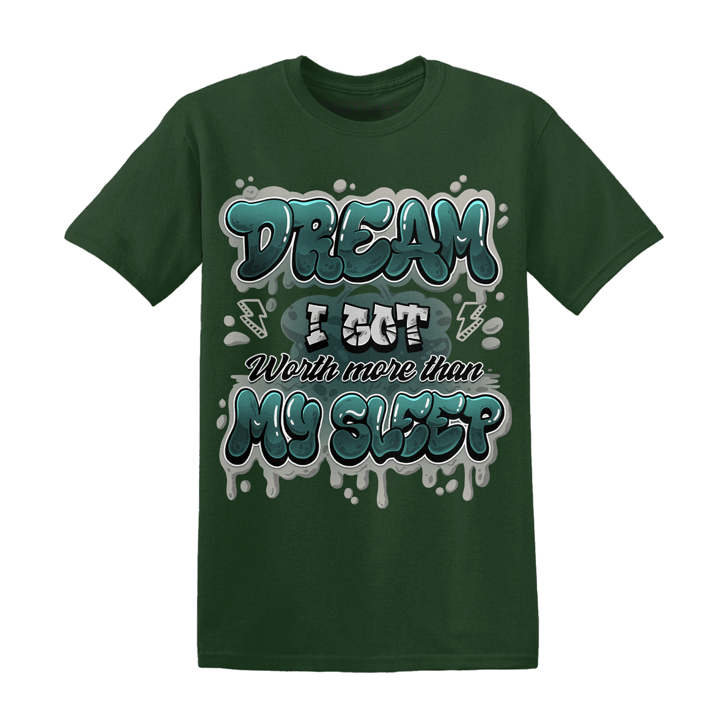 Oxidized Green 4s T Shirt Match Dream Over Rest - NastyJamz