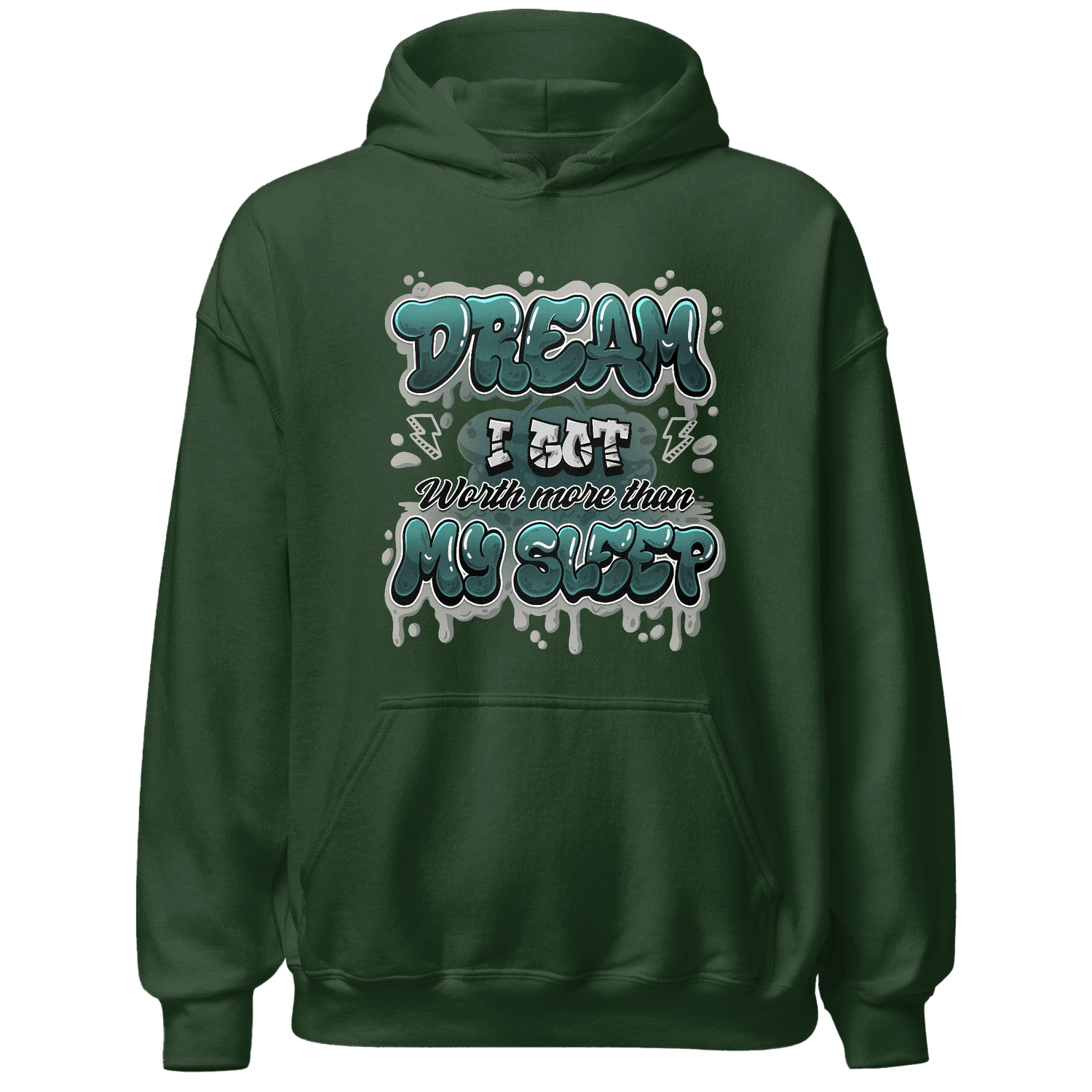 Oxidized Green 4s Hoodie Match Dream Over Rest - NastyJamz