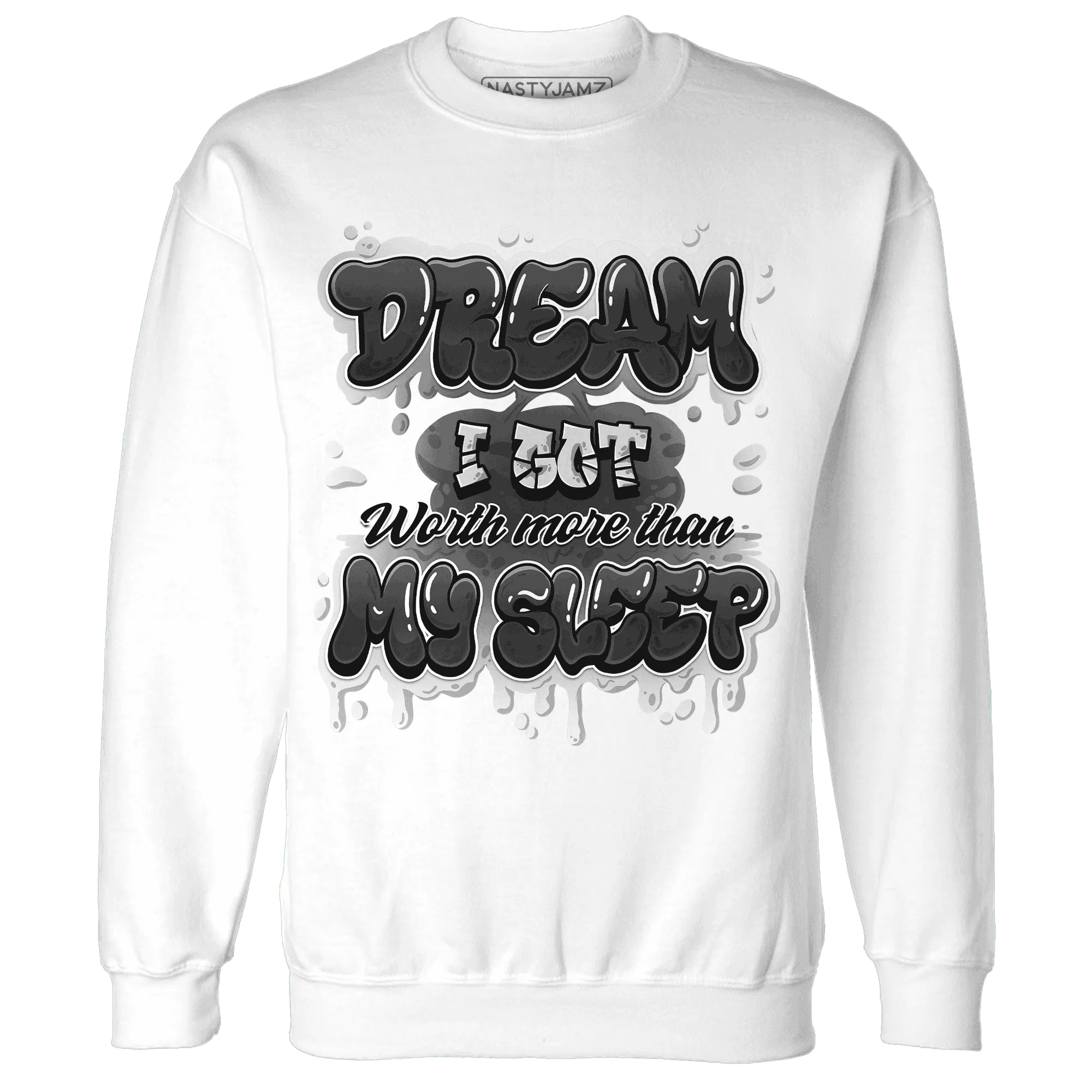White-Thunder-4s-Sweatshirt-Match-Dream-Over-Rest