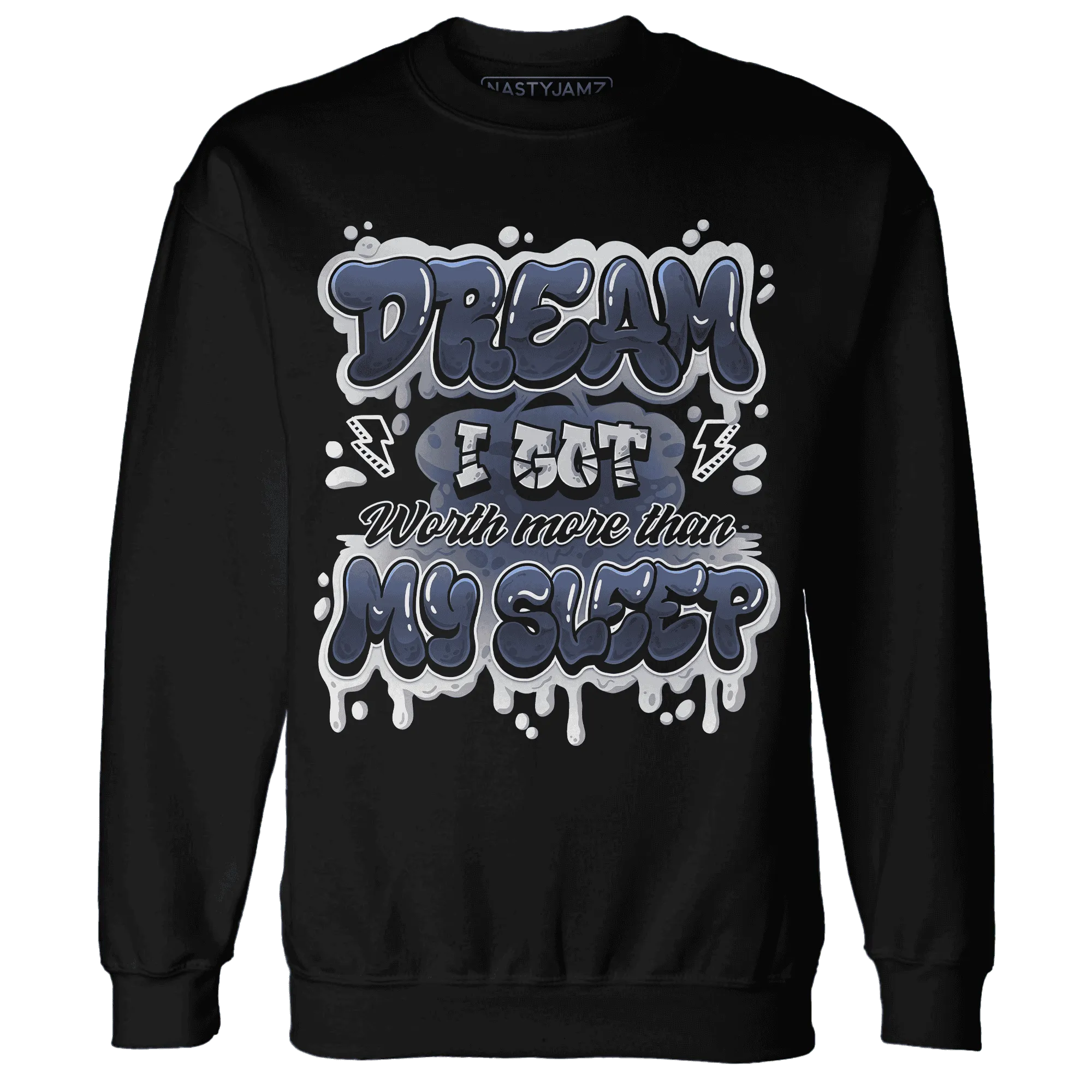 White-Navy-6s-Sweatshirt-Match-Dream-Over-Rest