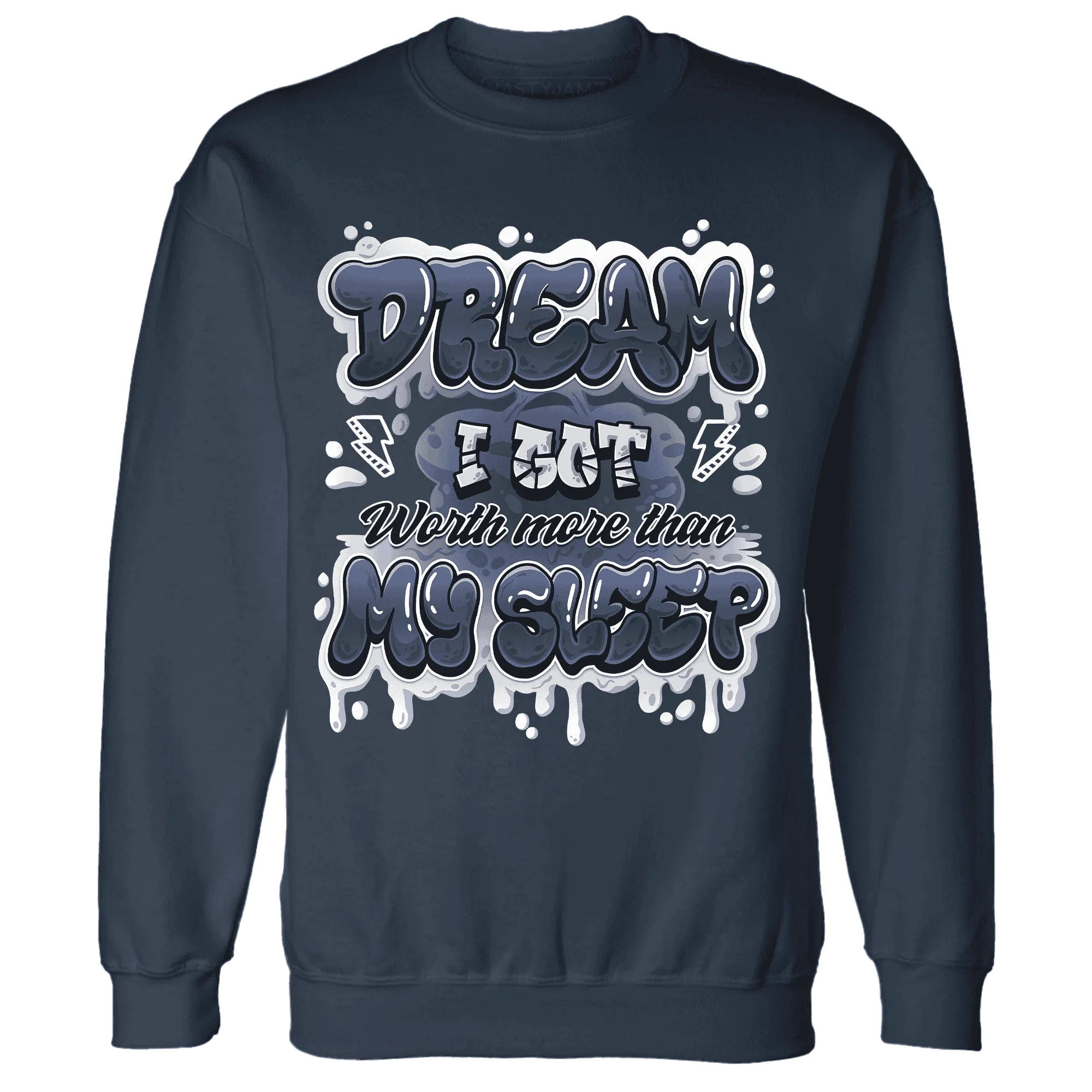 White-Navy-6s-Sweatshirt-Match-Dream-Over-Rest