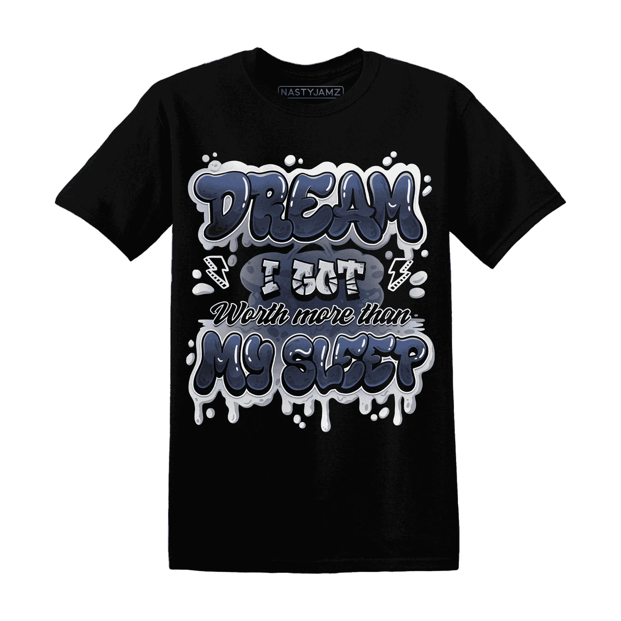 White-Navy-6s-T-Shirt-Match-Dream-Over-Rest