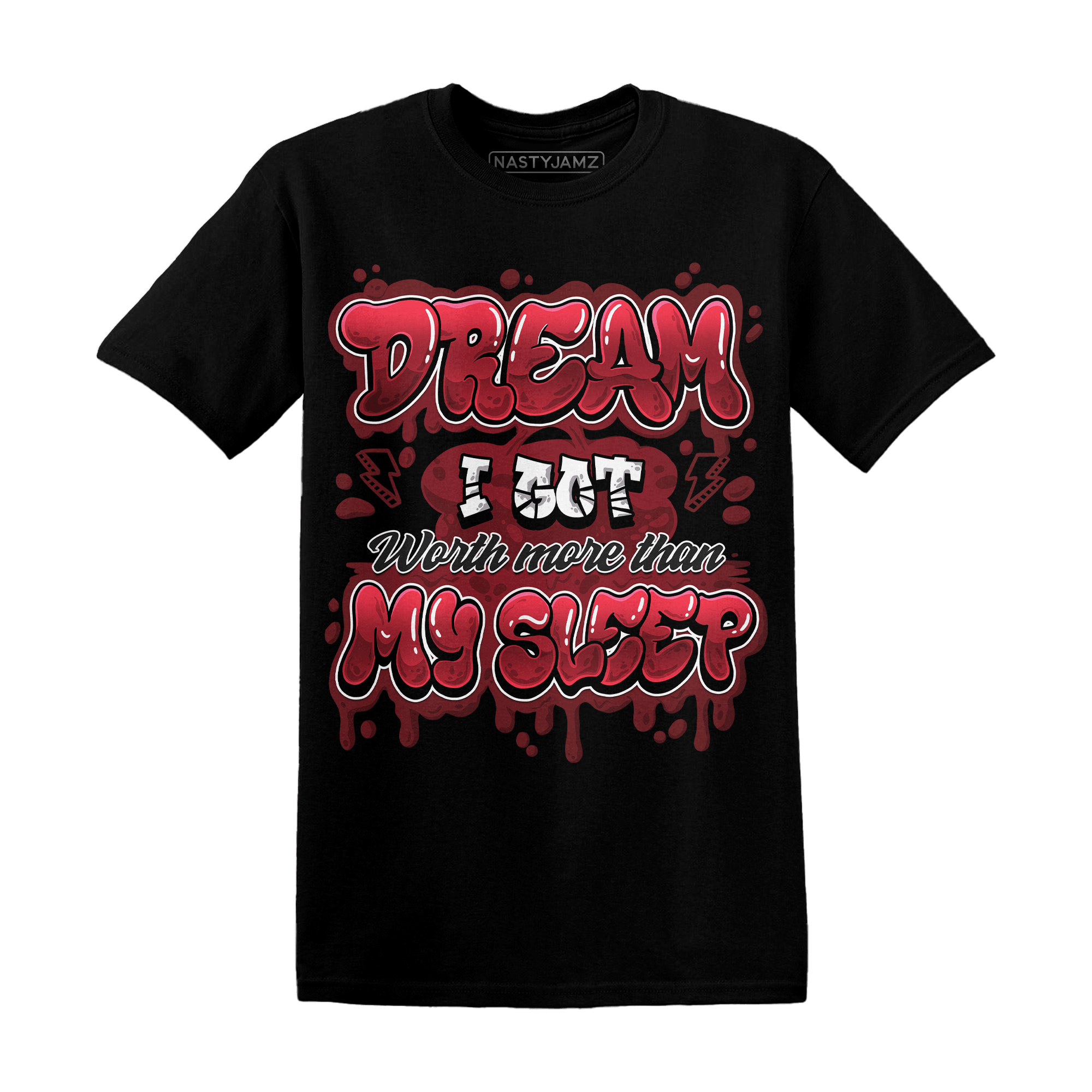 Cherry 12s T Shirt Match Dream Over Rest - NastyJamz