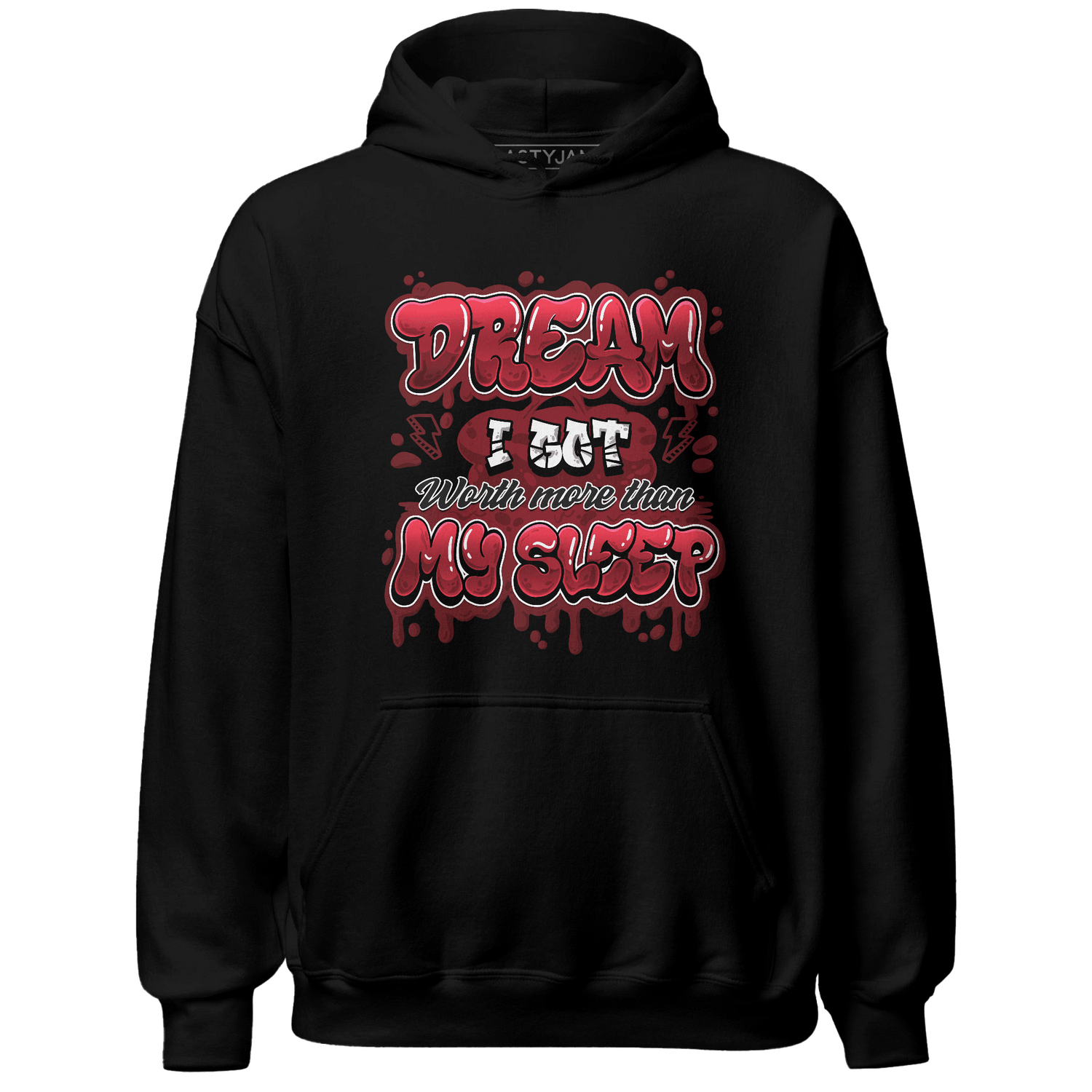 Cherry 12s Hoodie Match Dream Over Rest - NastyJamz
