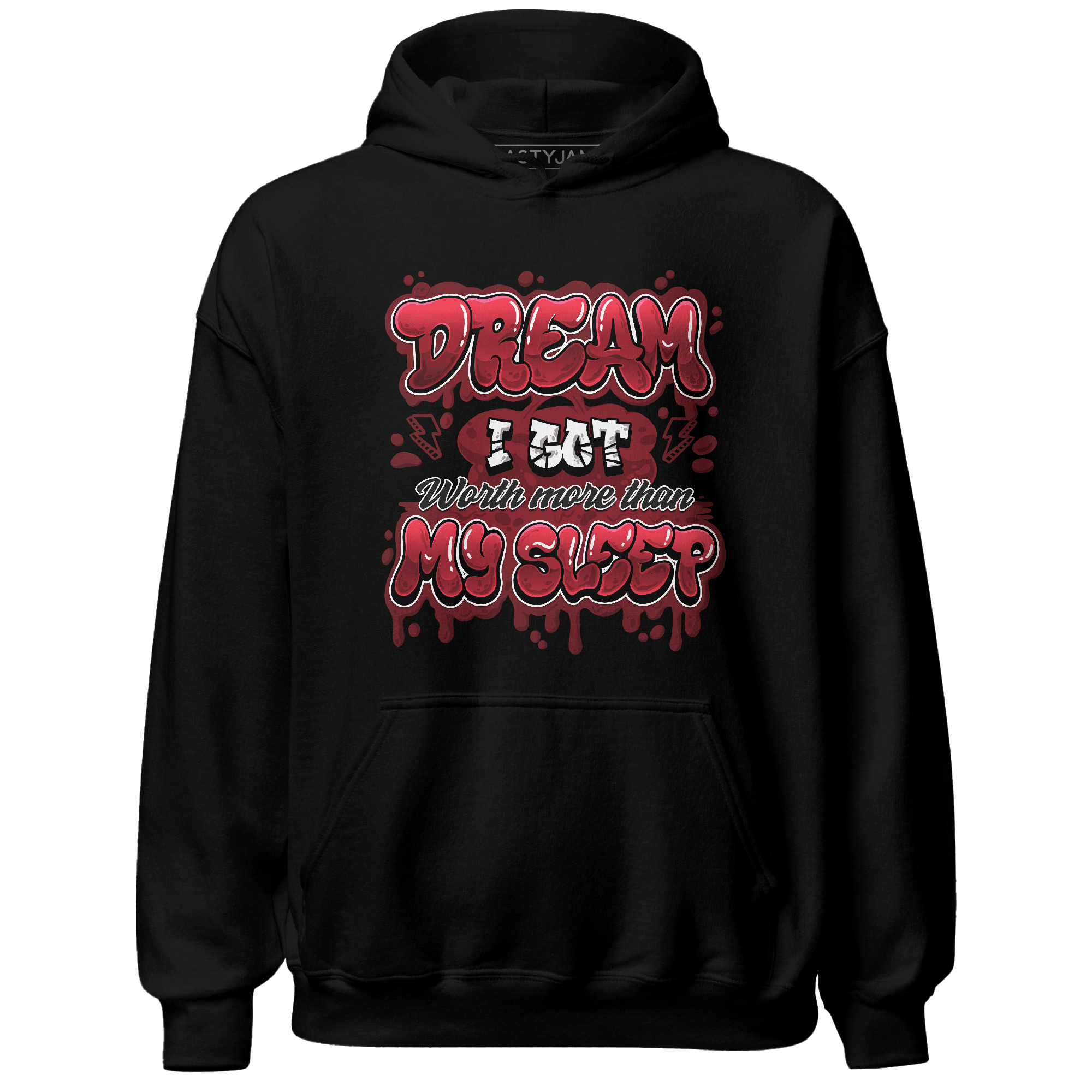 Cherry 12s Hoodie Match Dream Over Rest - NastyJamz