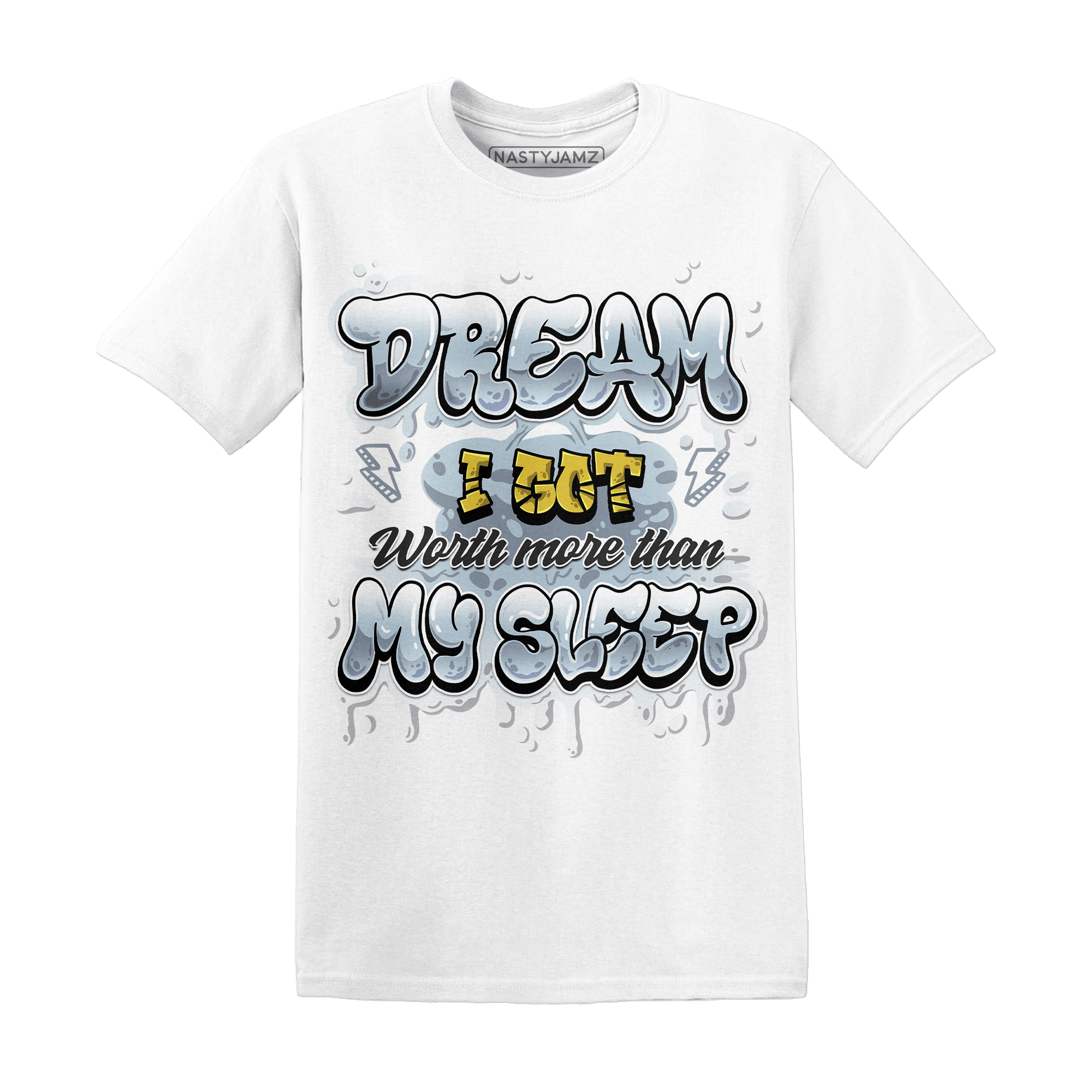 Blue Grey 13s T Shirt Match Dream Over Rest - NastyJamz