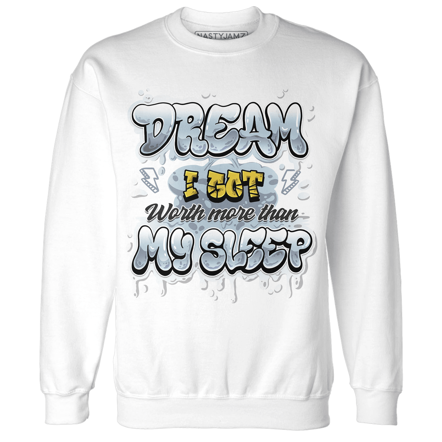 Blue Grey 13s Sweatshirt Match Dream Over Rest - NastyJamz