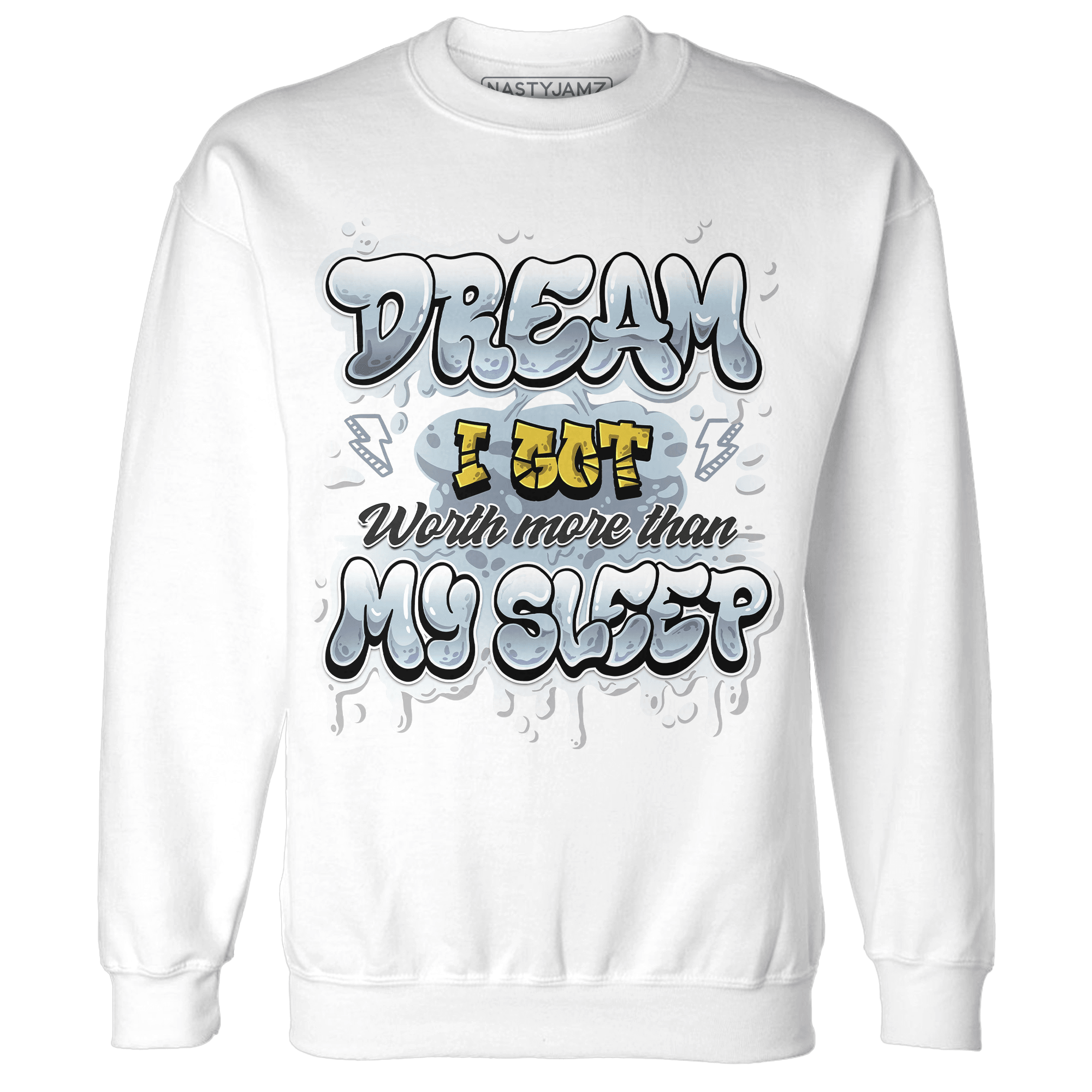 Blue Grey 13s Sweatshirt Match Dream Over Rest - NastyJamz