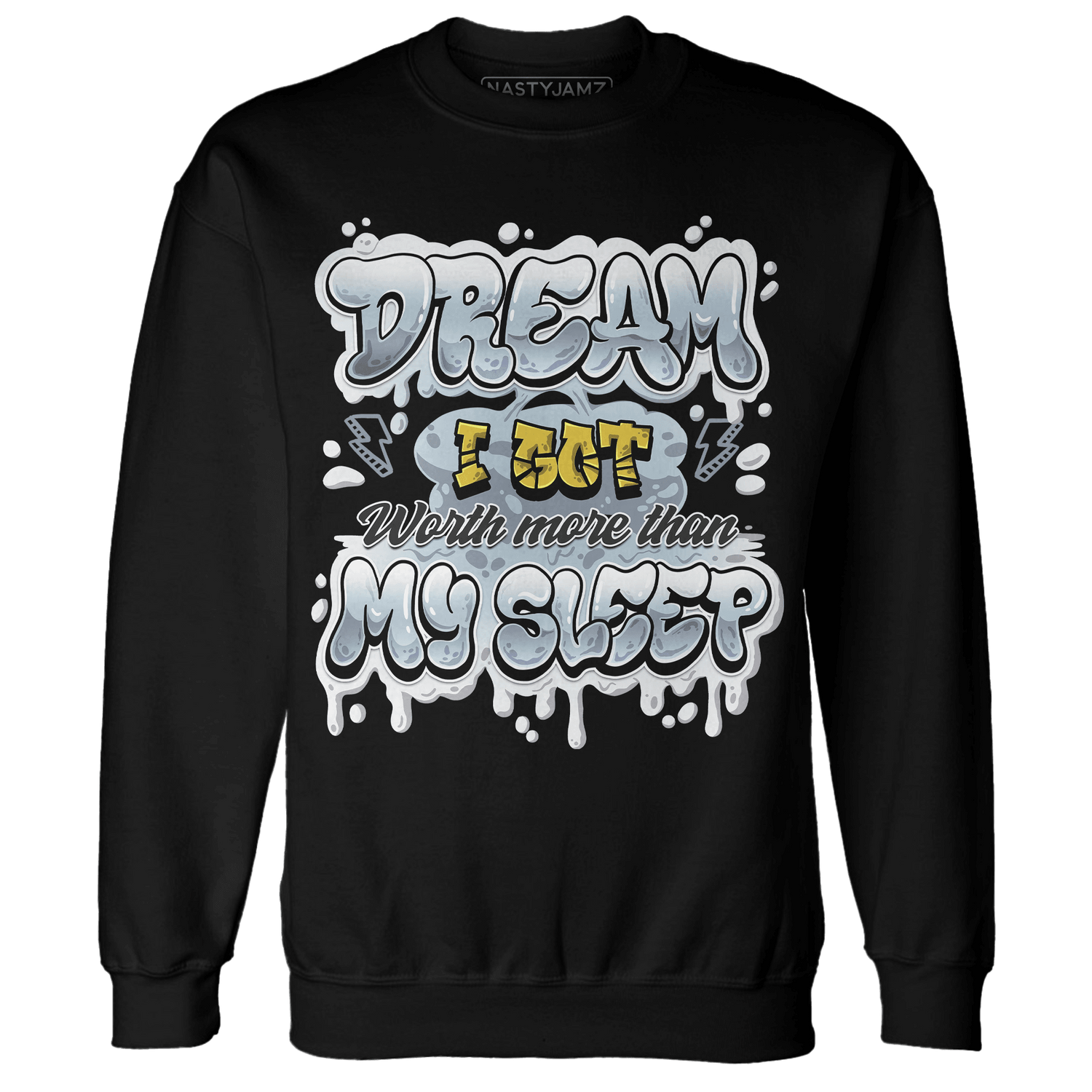 Blue Grey 13s Sweatshirt Match Dream Over Rest - NastyJamz