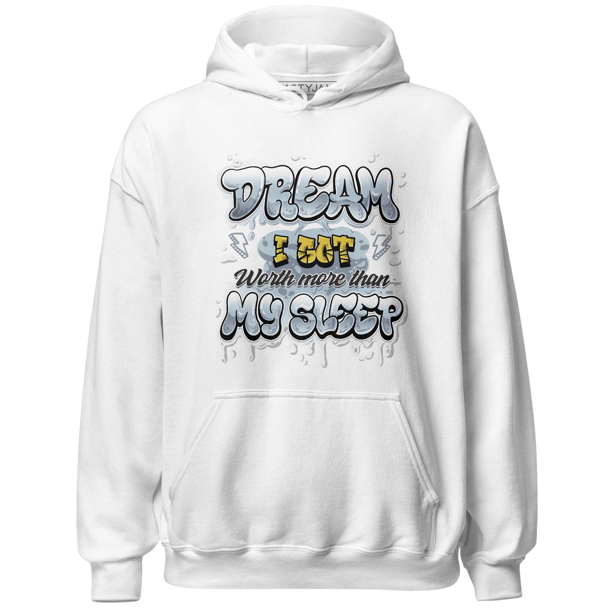 Blue Grey 13s Hoodie Match Dream Over Rest - NastyJamz