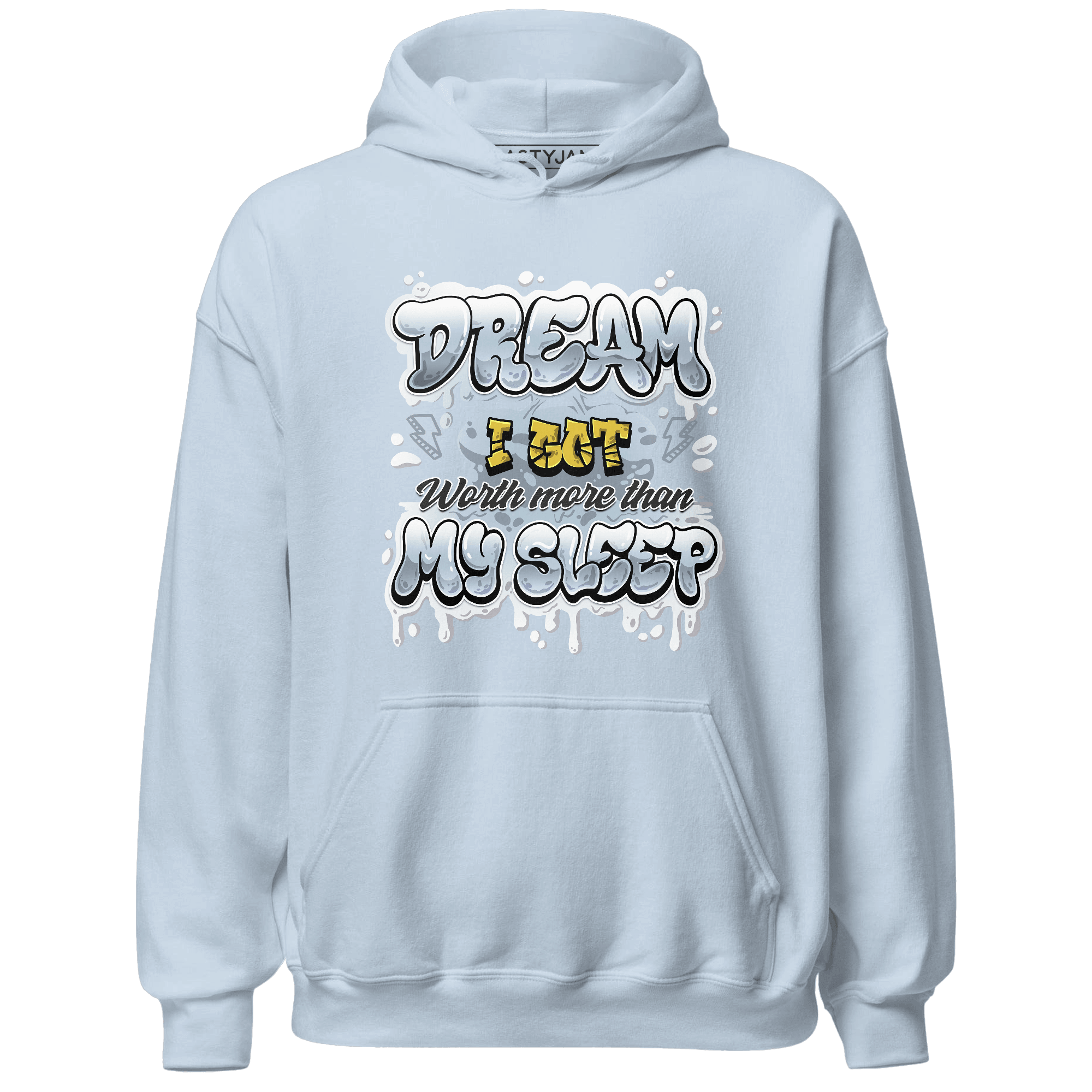 Blue Grey 13s Hoodie Match Dream Over Rest - NastyJamz