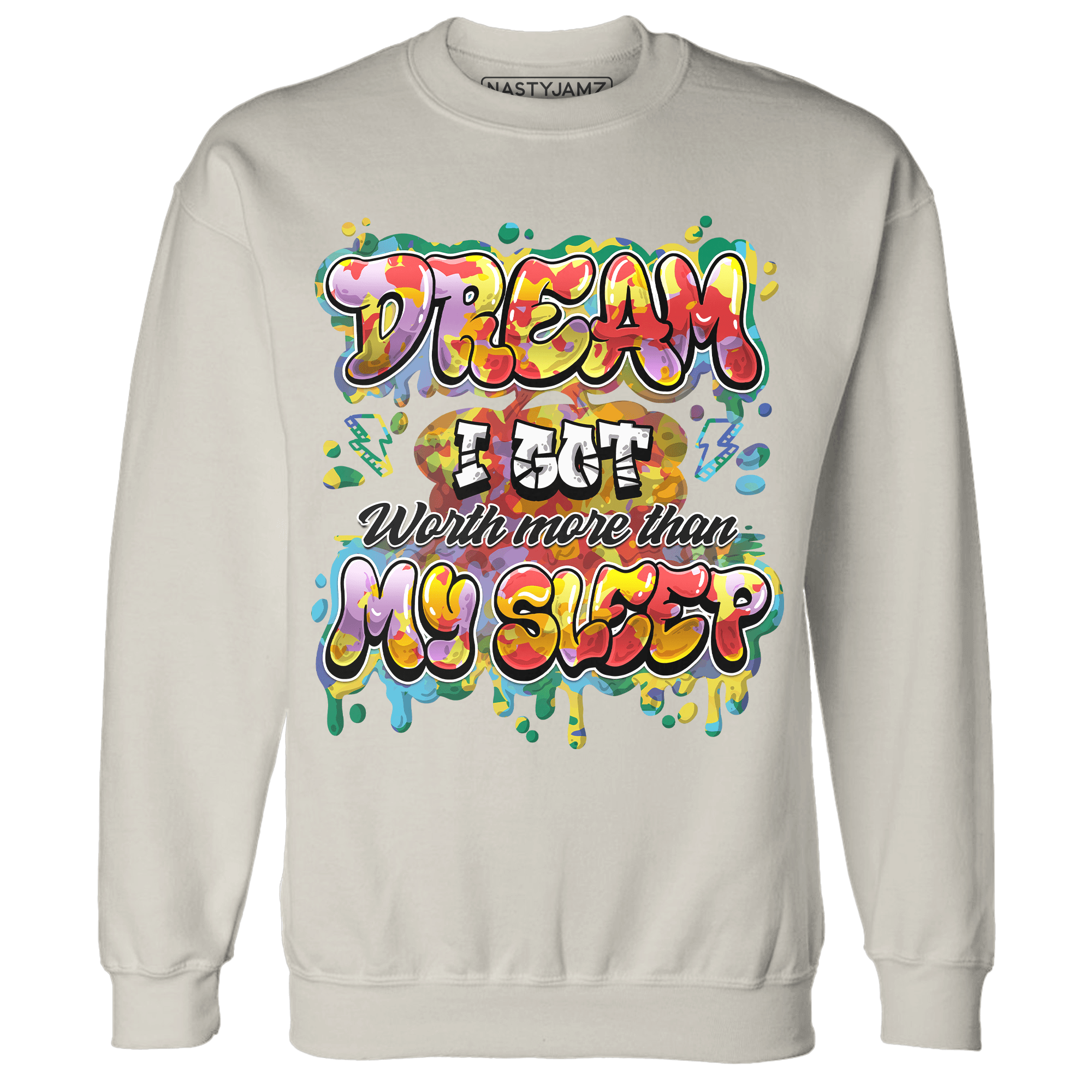 Mid GS Six Championships 1s Sweatshirt Match Dream Over Rest - NastyJamz
