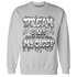 Retro High OG Black White 1s Sweatshirt Match Dream Over Rest - NastyJamz