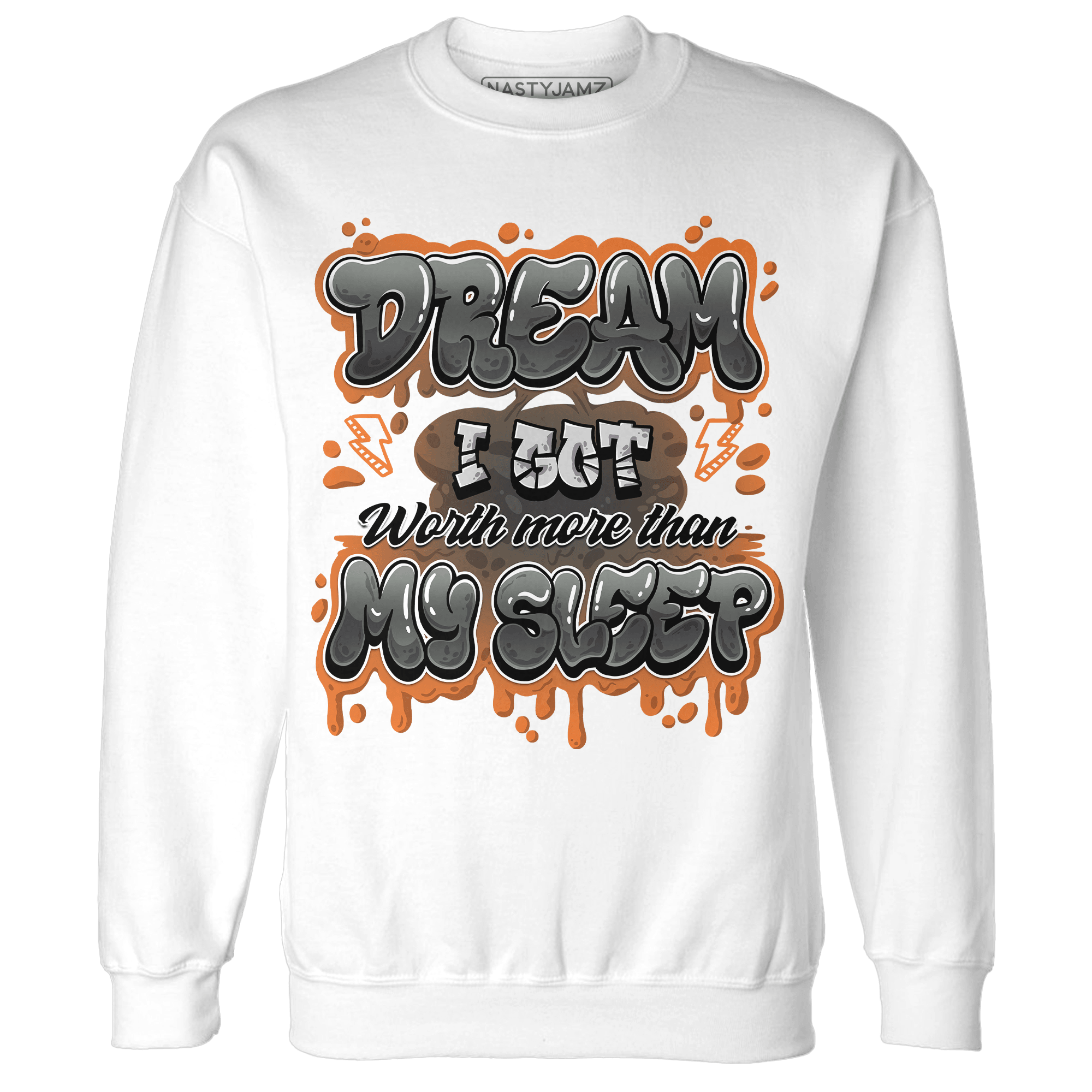Fear Pack 3s Sweatshirt Match Dream Over Rest - NastyJamz