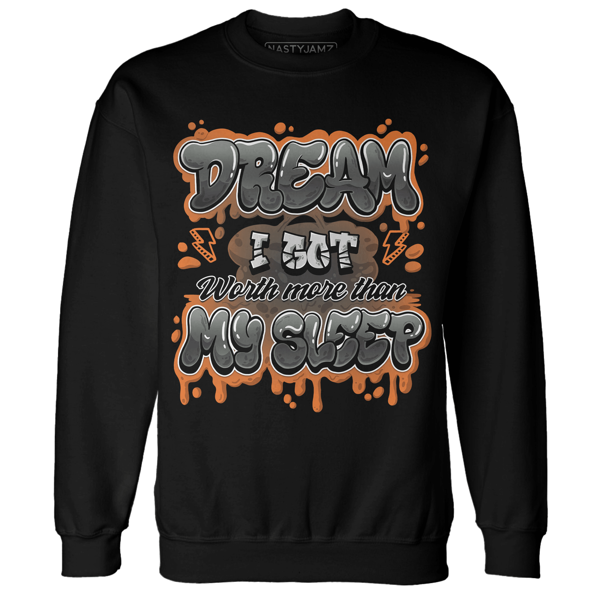 Fear Pack 3s Sweatshirt Match Dream Over Rest - NastyJamz