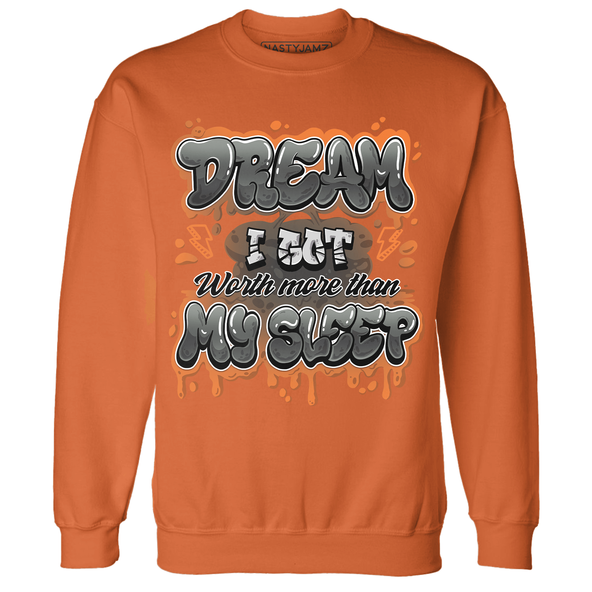 Fear Pack 3s Sweatshirt Match Dream Over Rest - NastyJamz
