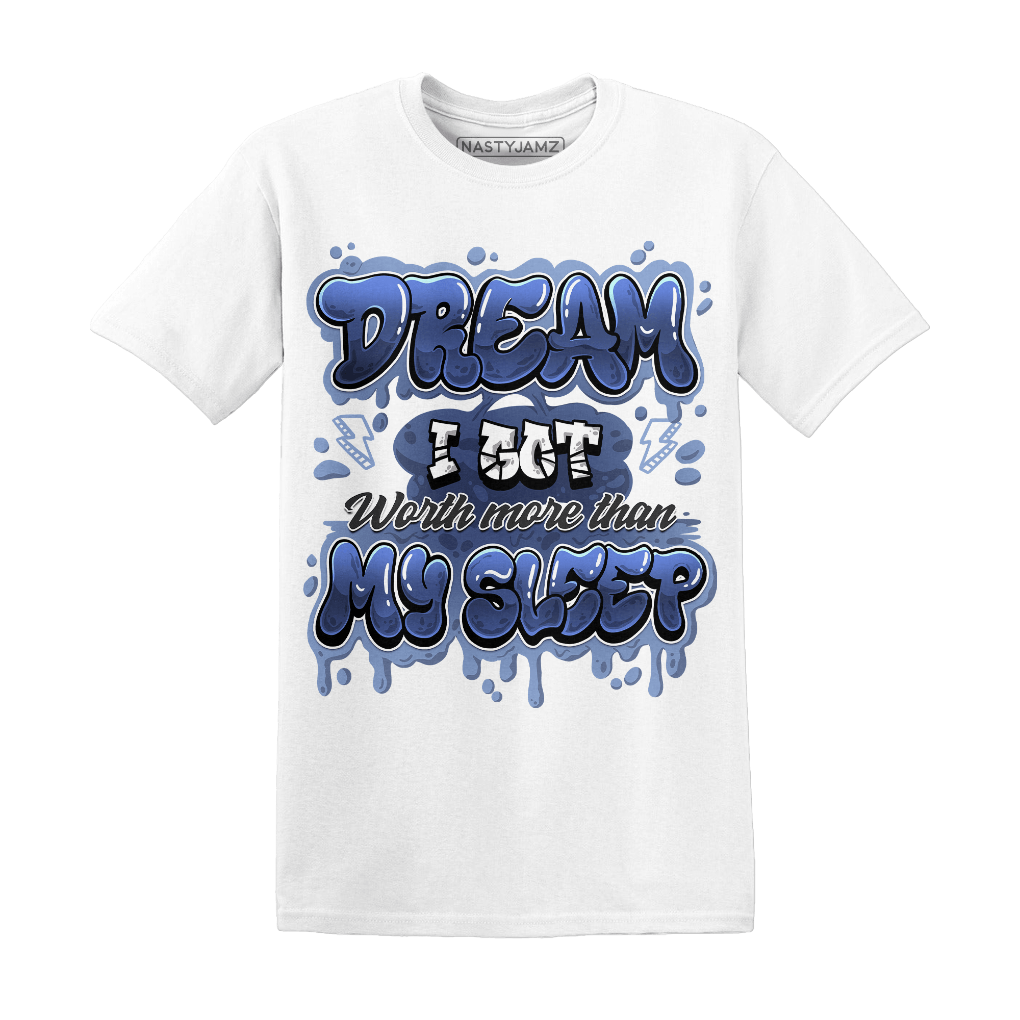 Midnight Navy 5s T Shirt Match Dream Over Rest - NastyJamz