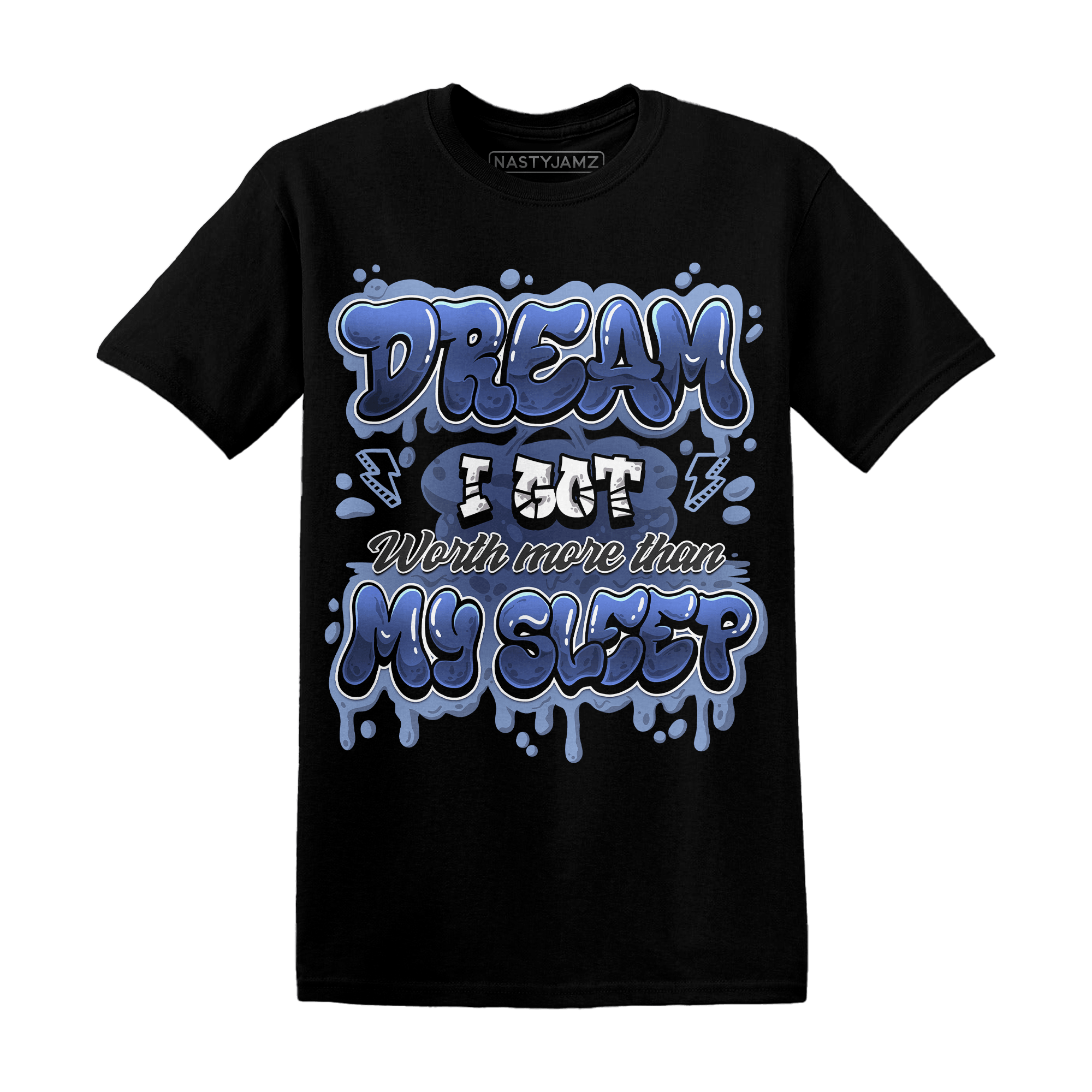Midnight Navy 5s T Shirt Match Dream Over Rest - NastyJamz