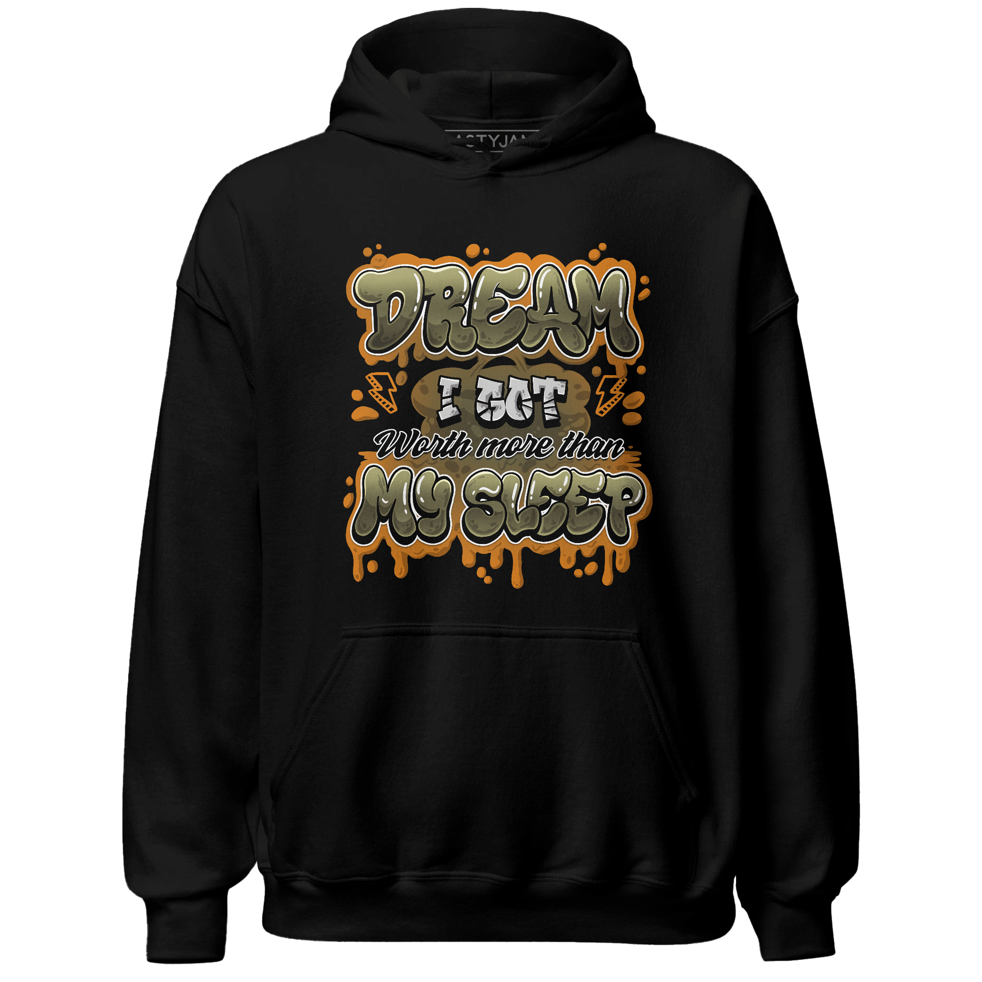 Olive 5s Hoodie Match Dream Over Rest - NastyJamz