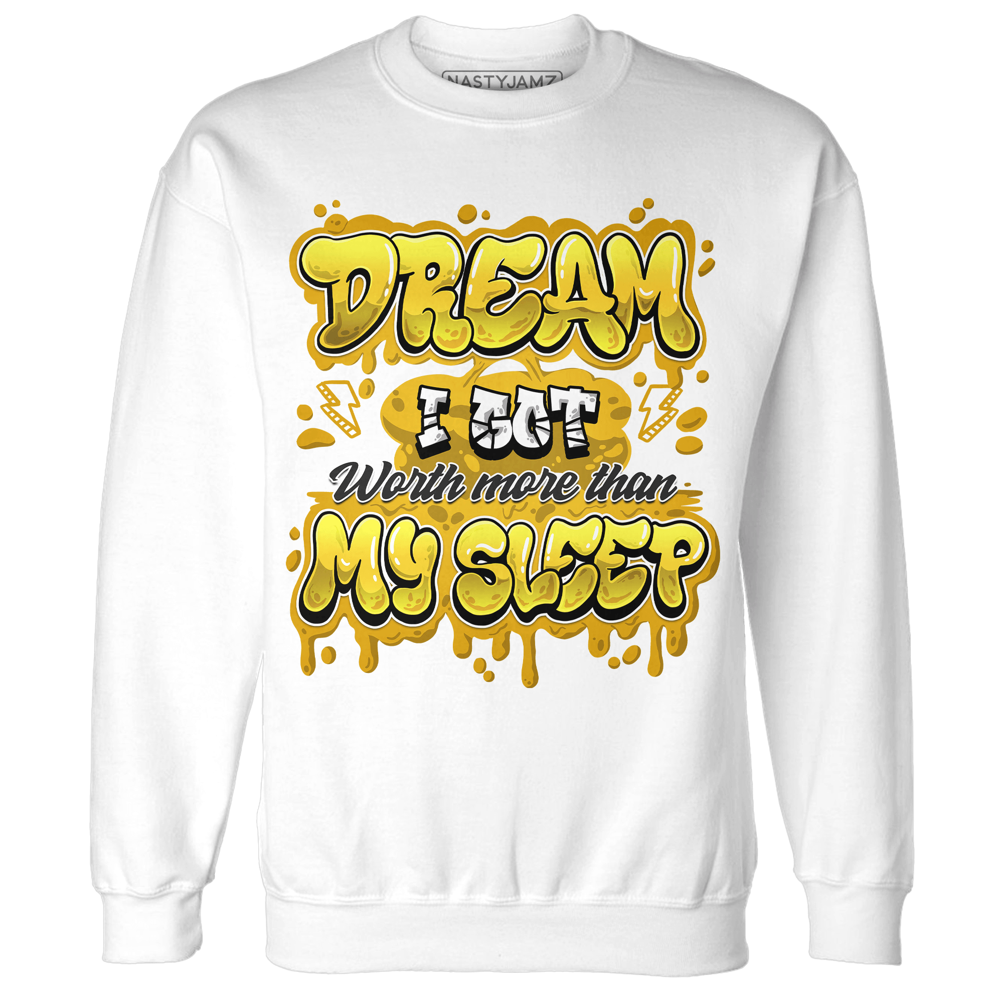 Yellow Ochre 6s Sweatshirt Match Dream Over Rest - NastyJamz