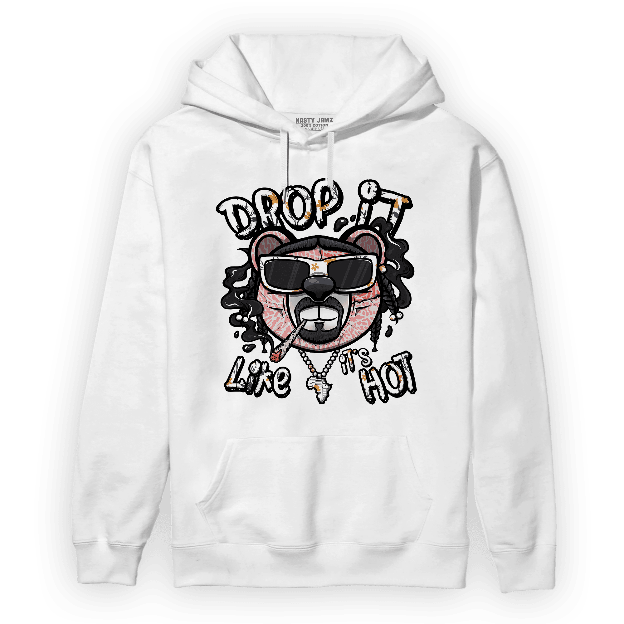 Red Stardust 3s Hoodie Match Drop It BER - NastyJamz