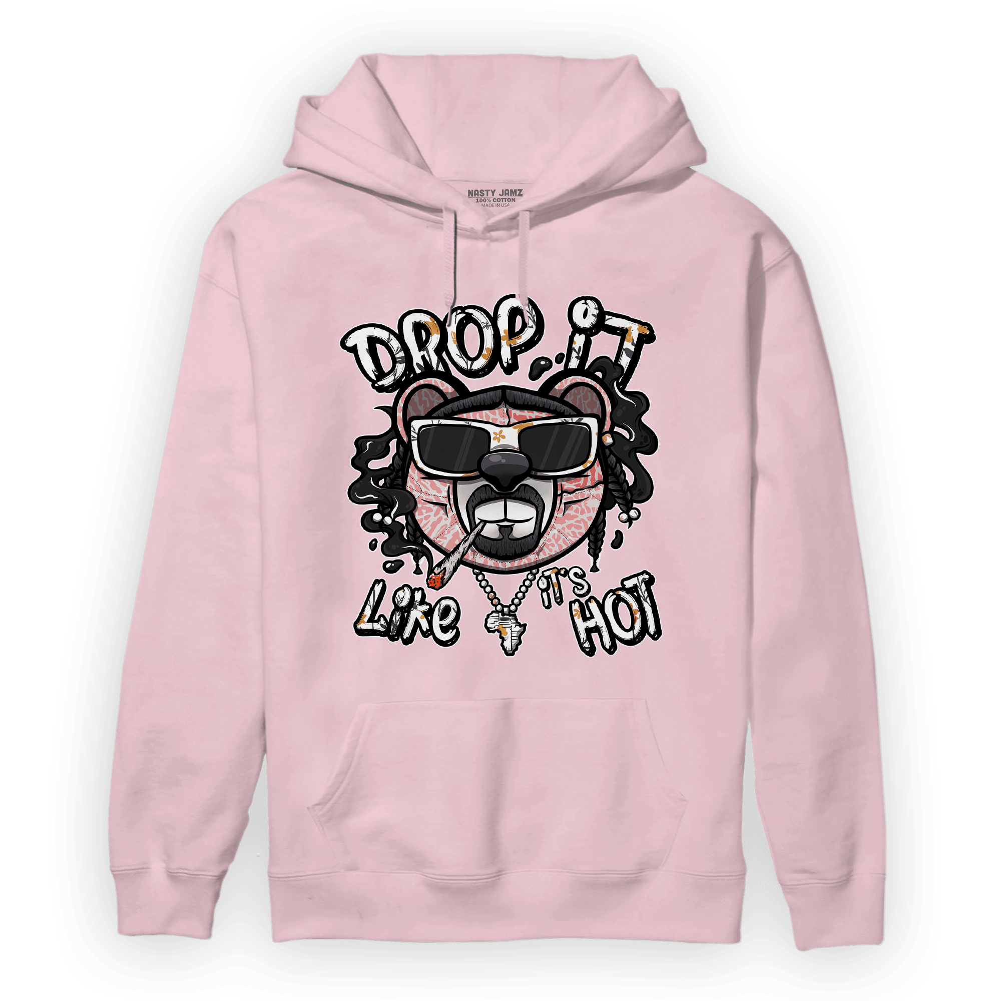 Red Stardust 3s Hoodie Match Drop It BER - NastyJamz