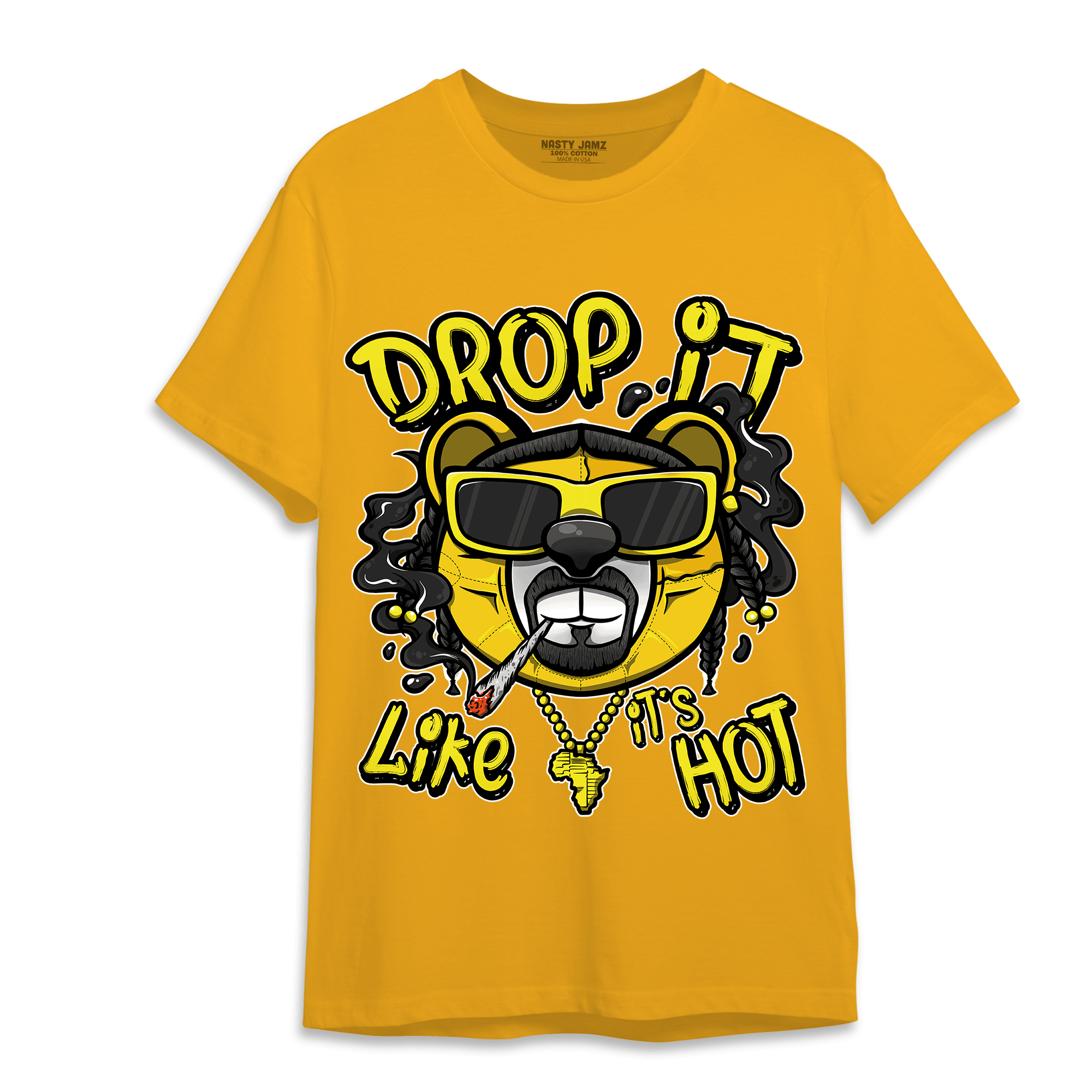 Vivid Sulfur 4s T Shirt Match Drop It BER - NastyJamz