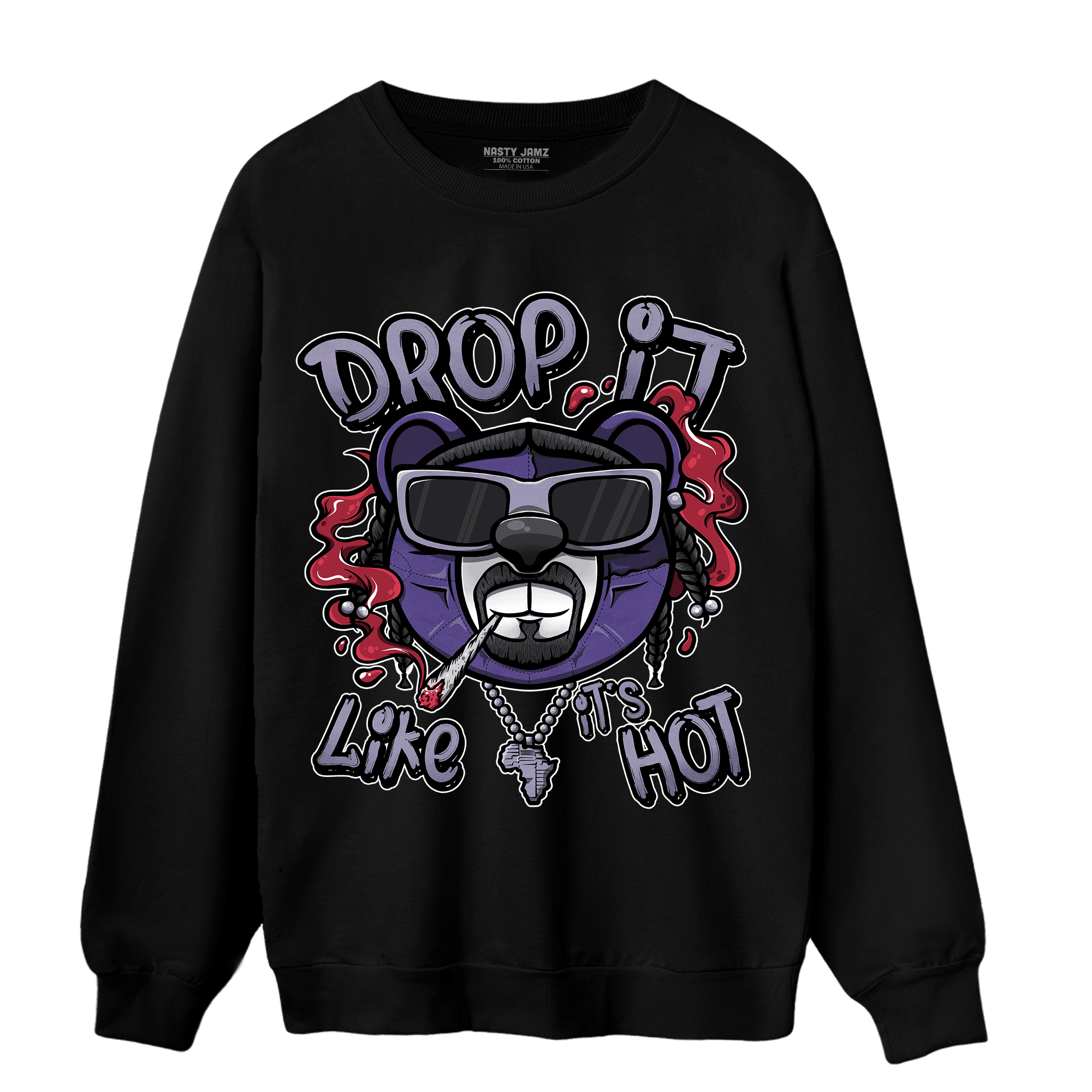 Dunk Low Plum Sweatshirt Match Drop It BER - NastyJamz