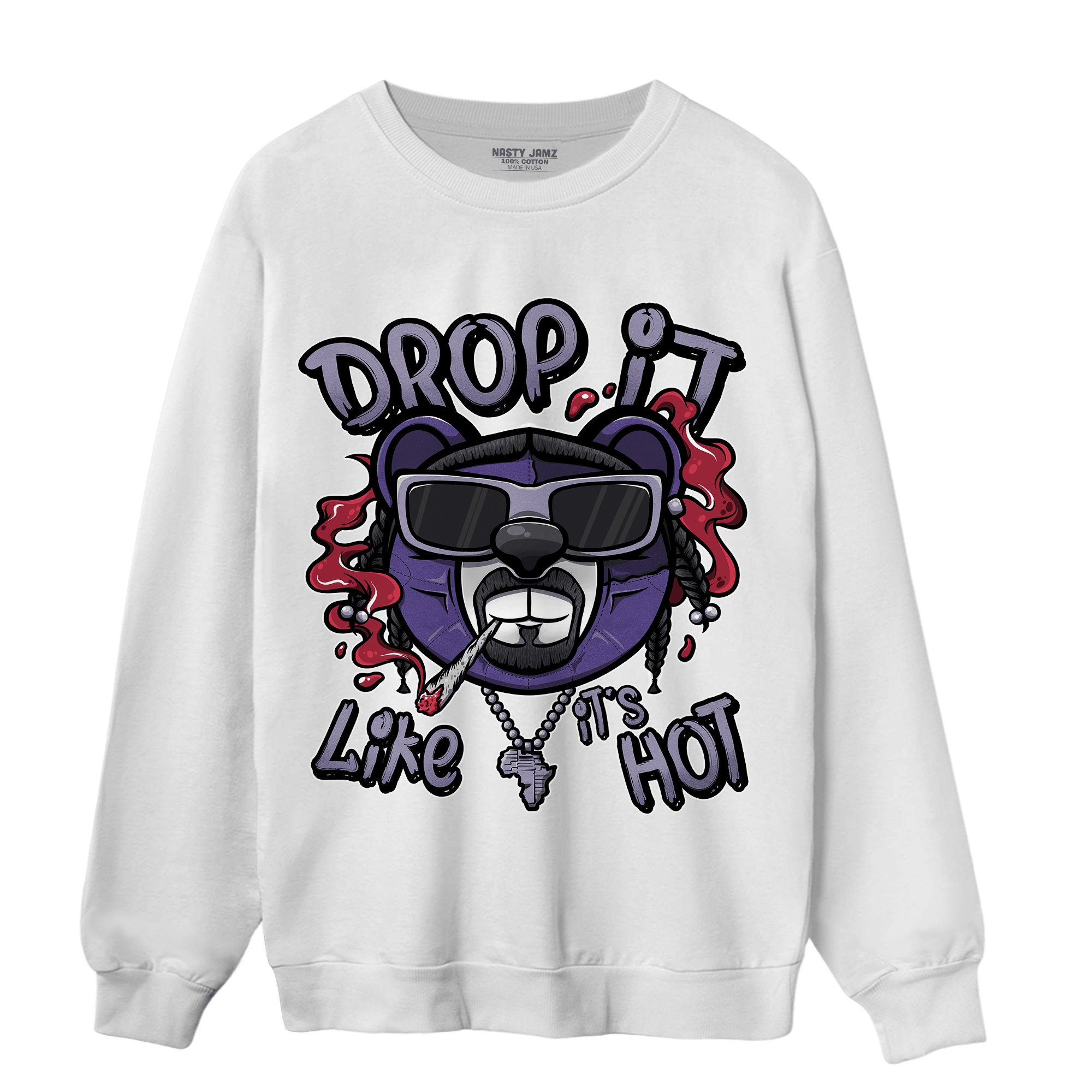 Dunk Low Plum Sweatshirt Match Drop It BER - NastyJamz