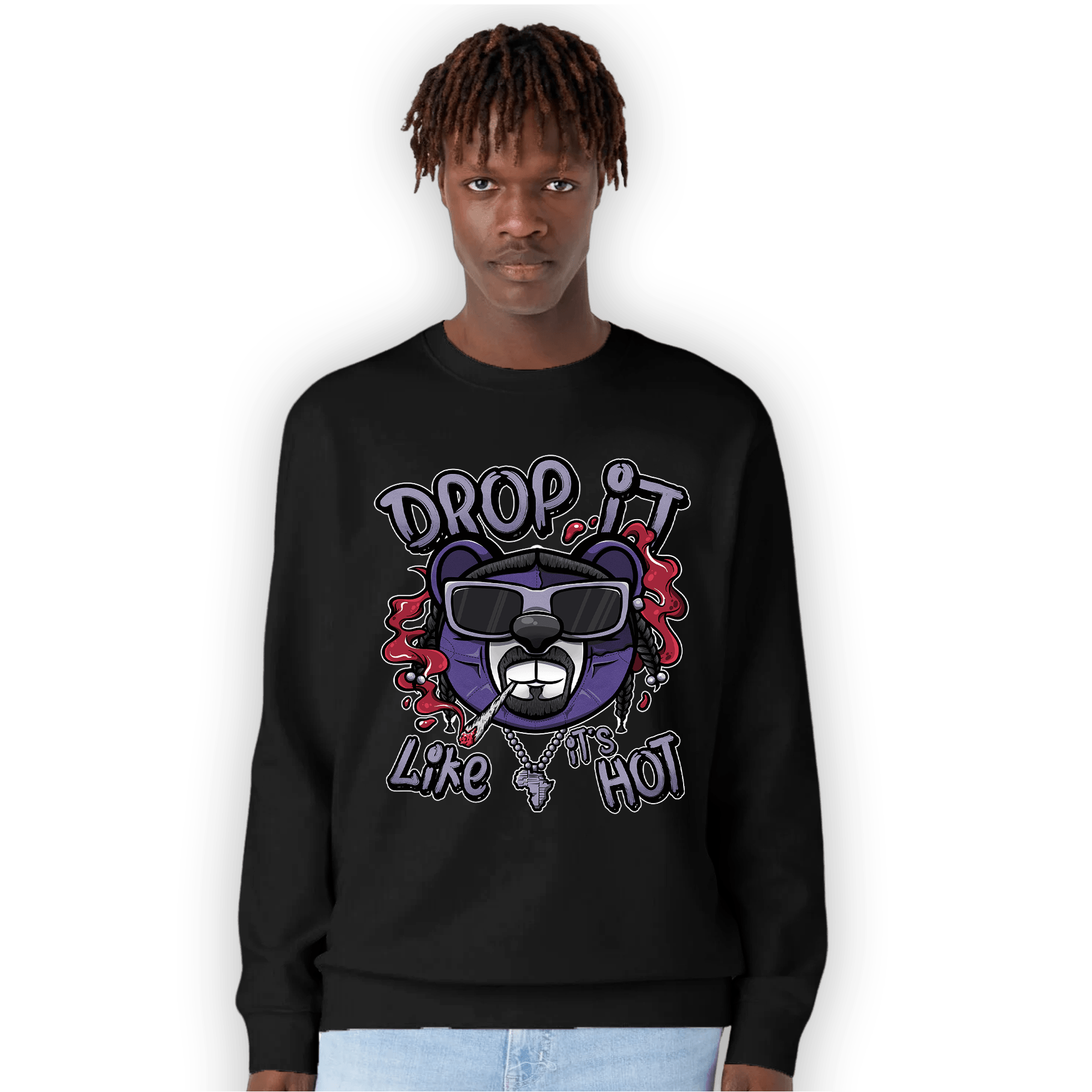 Dunk Low Plum Sweatshirt Match Drop It BER - NastyJamz