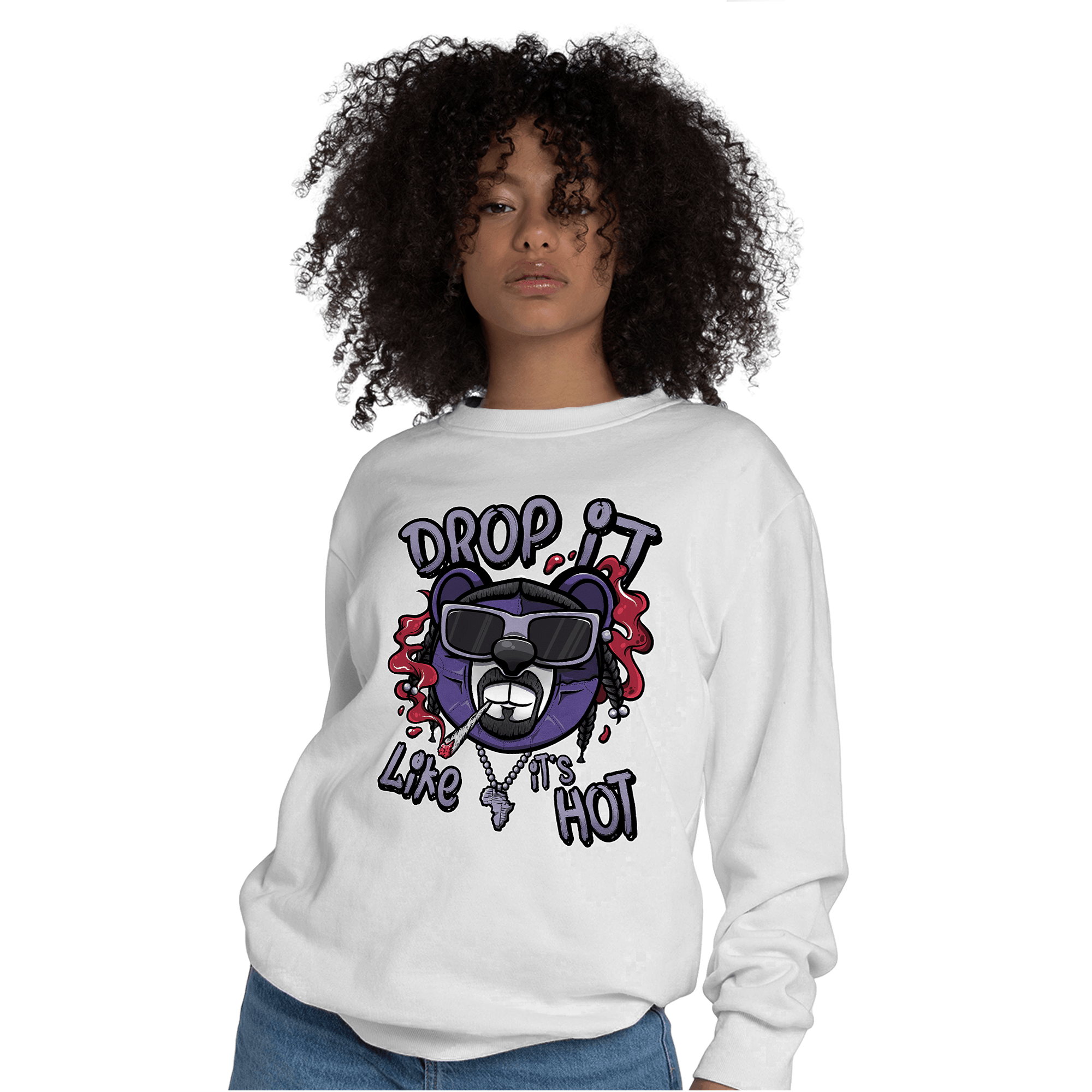 Dunk Low Plum Sweatshirt Match Drop It BER - NastyJamz
