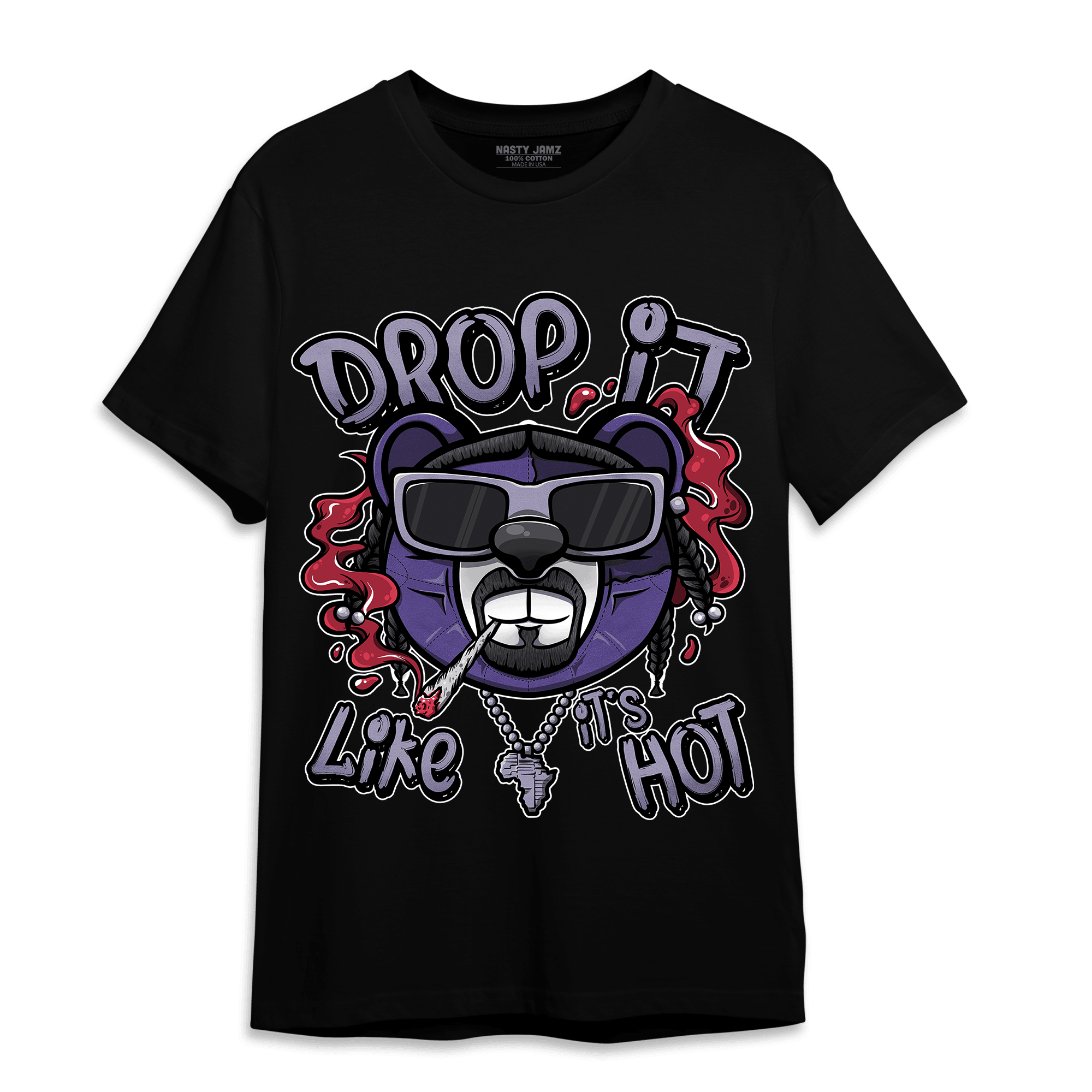 Dunk Low Plum T Shirt Match Drop It BER - NastyJamz