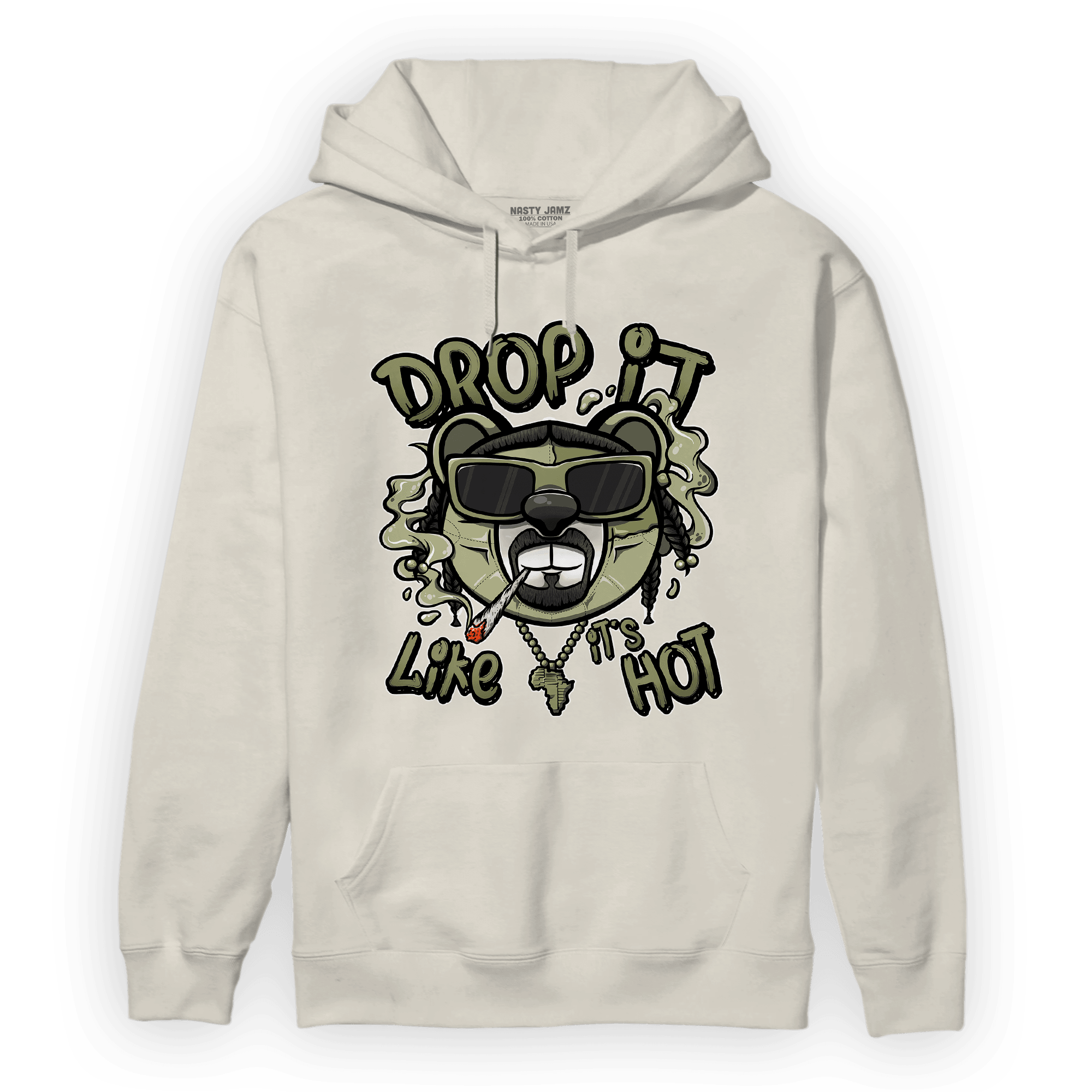 Yeezy Slide Resin Hoodie Match Drop It BER - NastyJamz