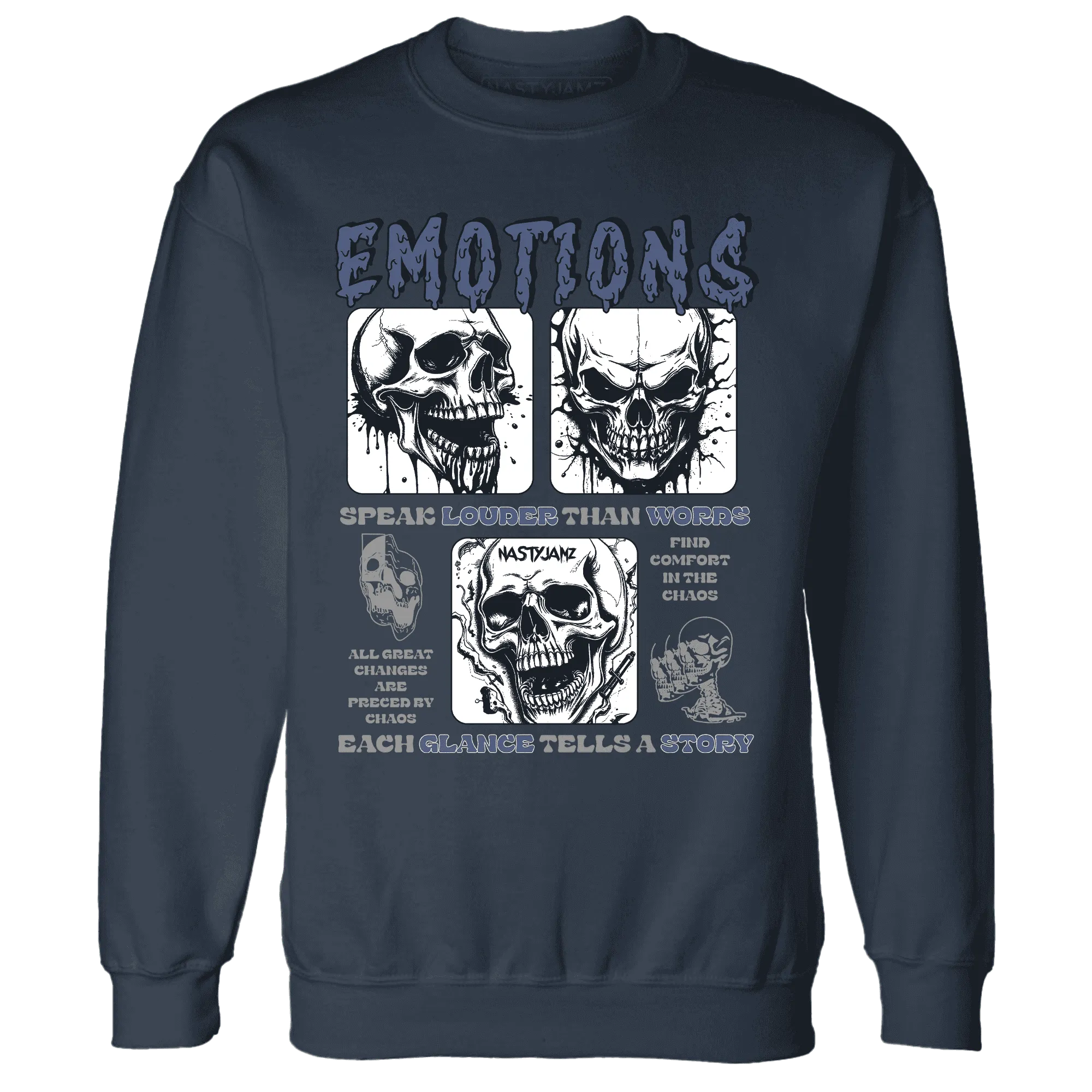 NastyJamz-Low-Diffused-Blue-11s-Sweatshirt-Match-Emotions-Skull