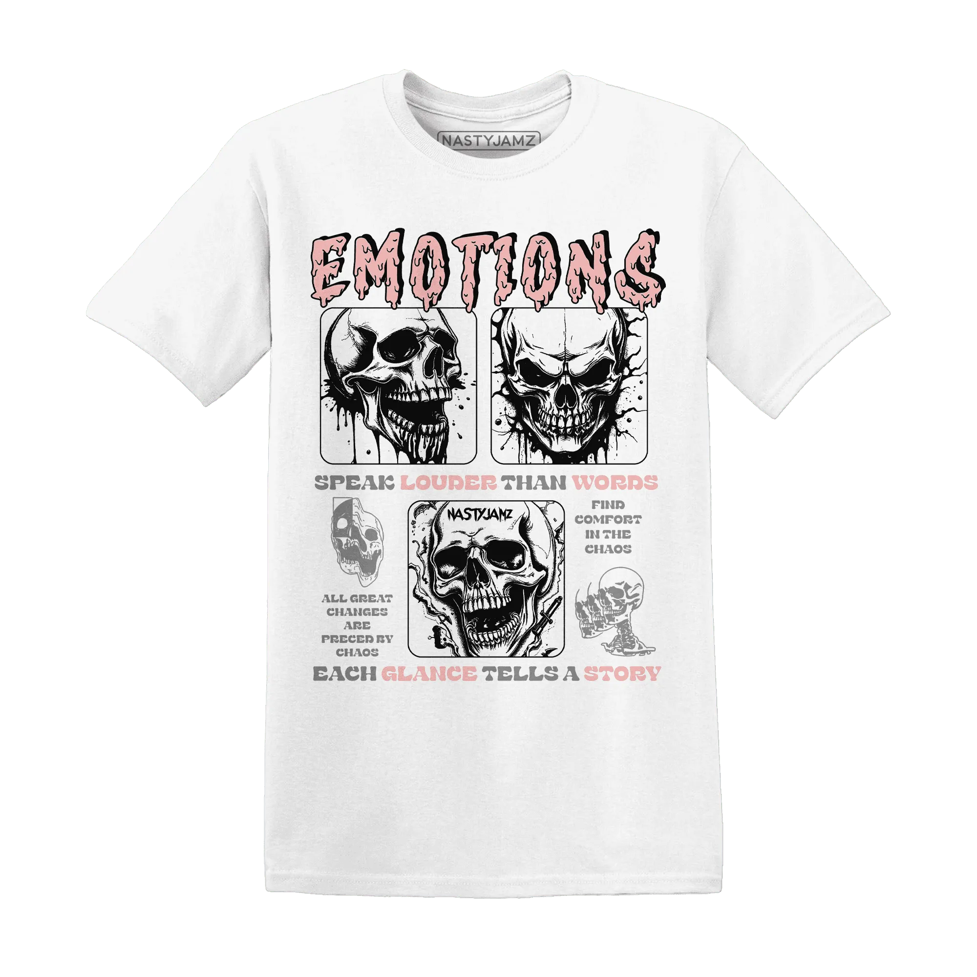 NastyJamz-Low-Legend-Pink-11s-T-Shirt-Match-Emotions-Skull