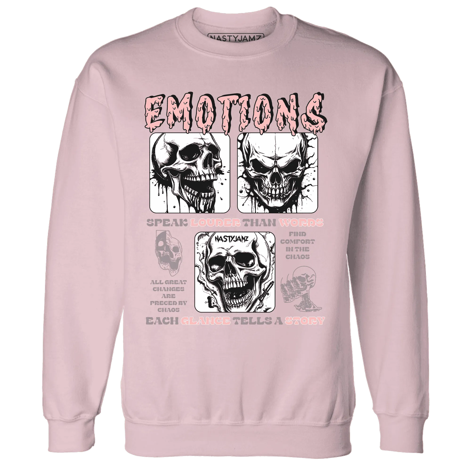 NastyJamz-Low-Legend-Pink-11s-Sweatshirt-Match-Emotions-Skull