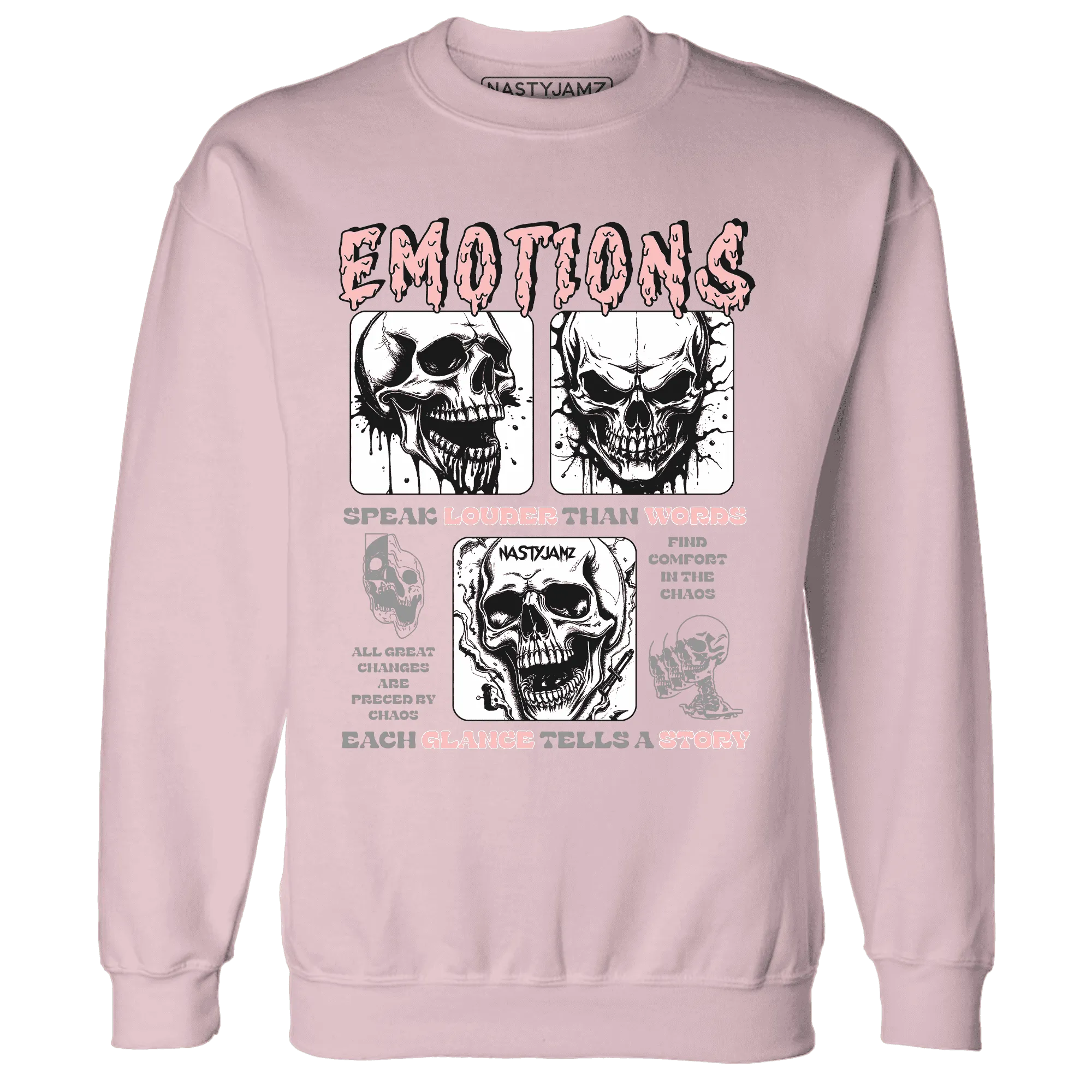 Low-Legend-Pink-11s-NastyJamz-Sweatshirt-Match-Emotions-Skull