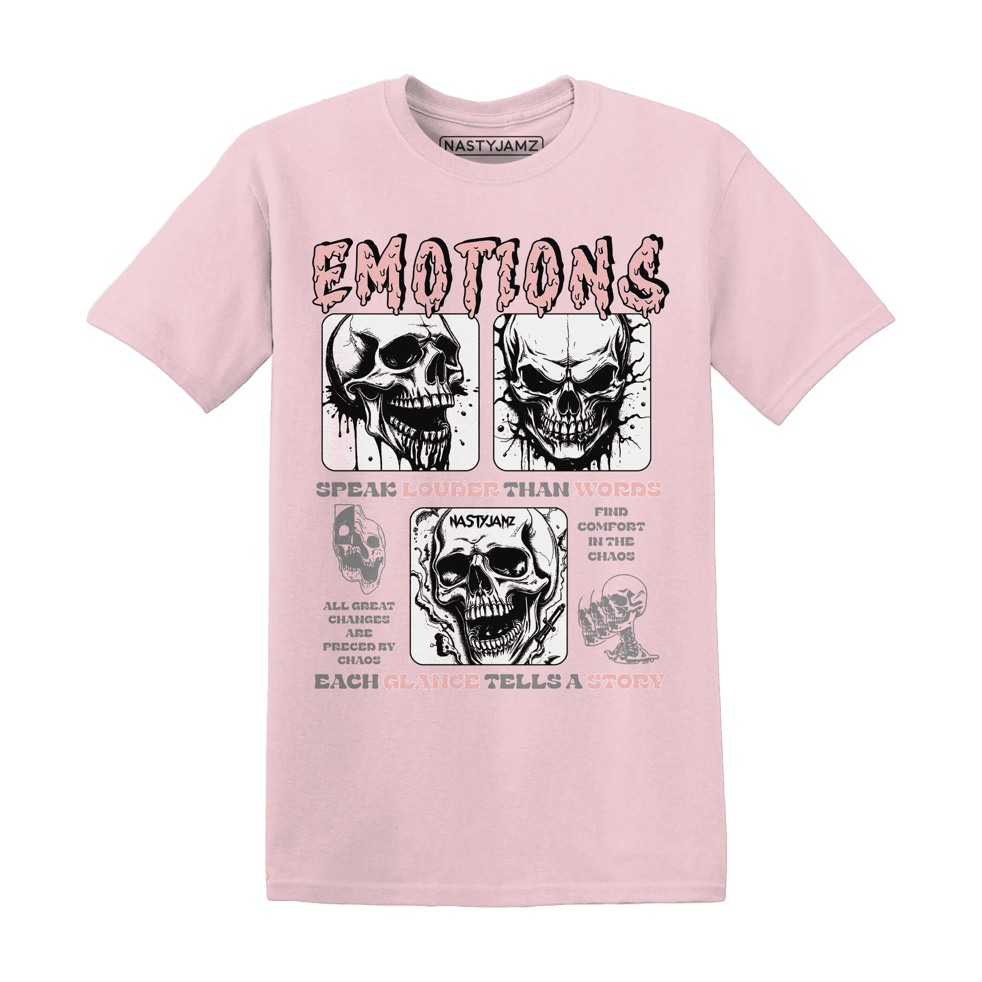 NastyJamz-Low-Legend-Pink-11s-T-Shirt-Match-Emotions-Skull