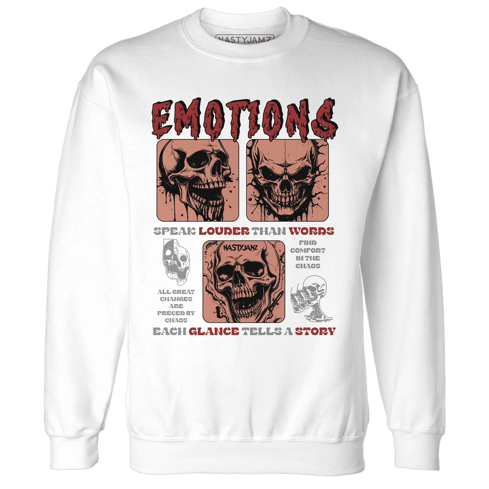 Dune-Red-13s-NastyJamz-Sweatshirt-Match-Emotions-Skull