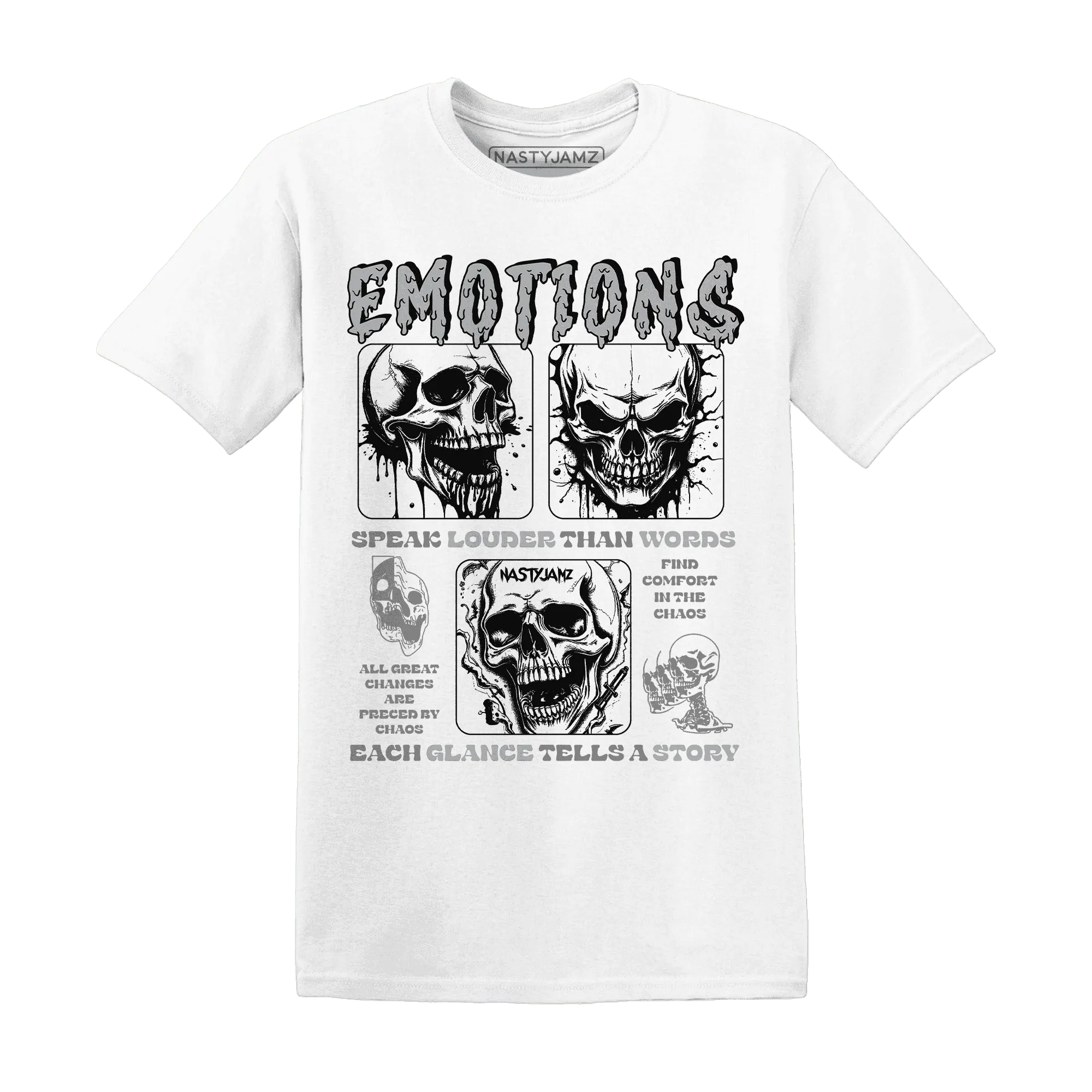 NastyJamz-Wolf-Grey-1s-T-Shirt-Match-Emotions-Skull