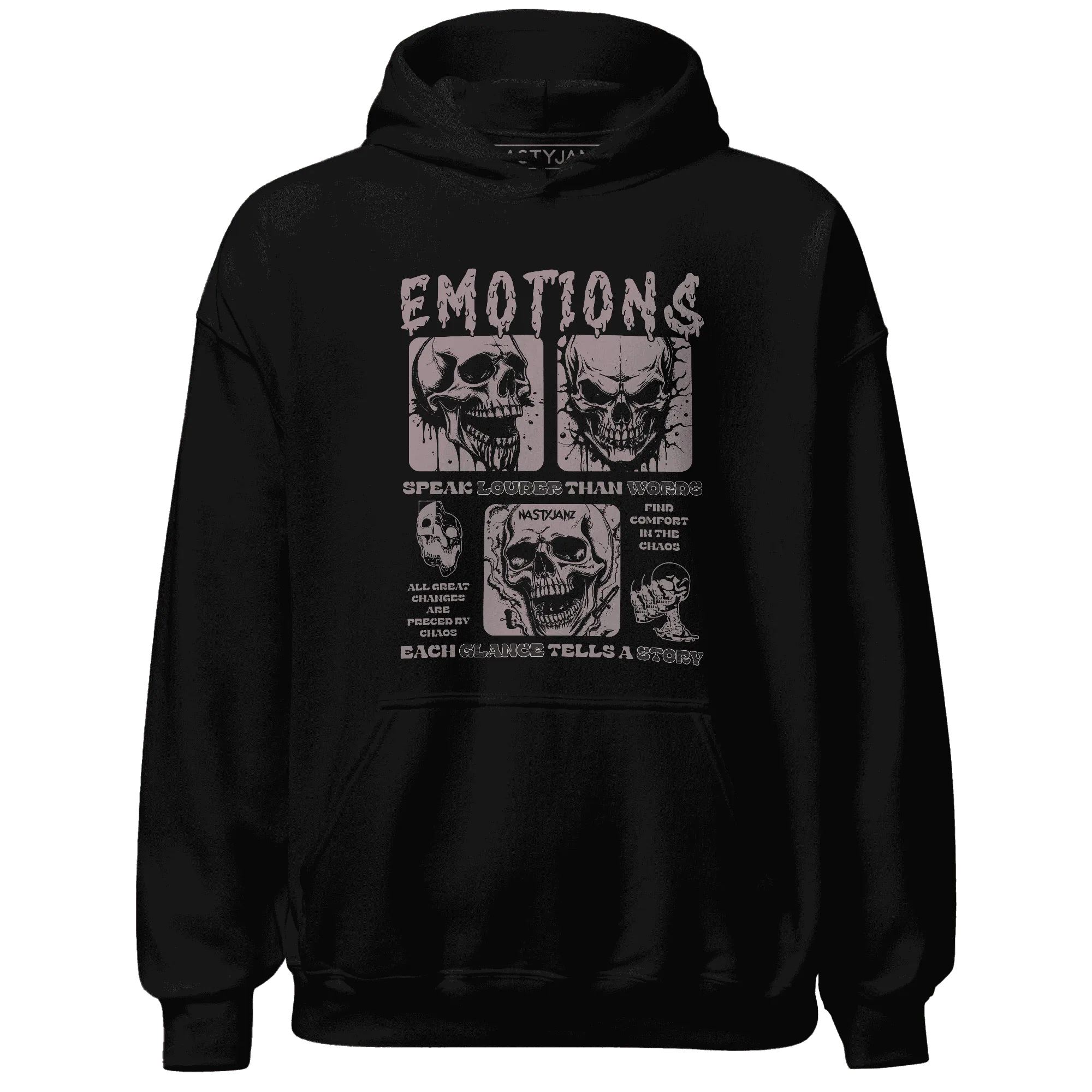 NastyJamz-Black-Violet-Ore-3s-Hoodie-Match-Emotions-Skull