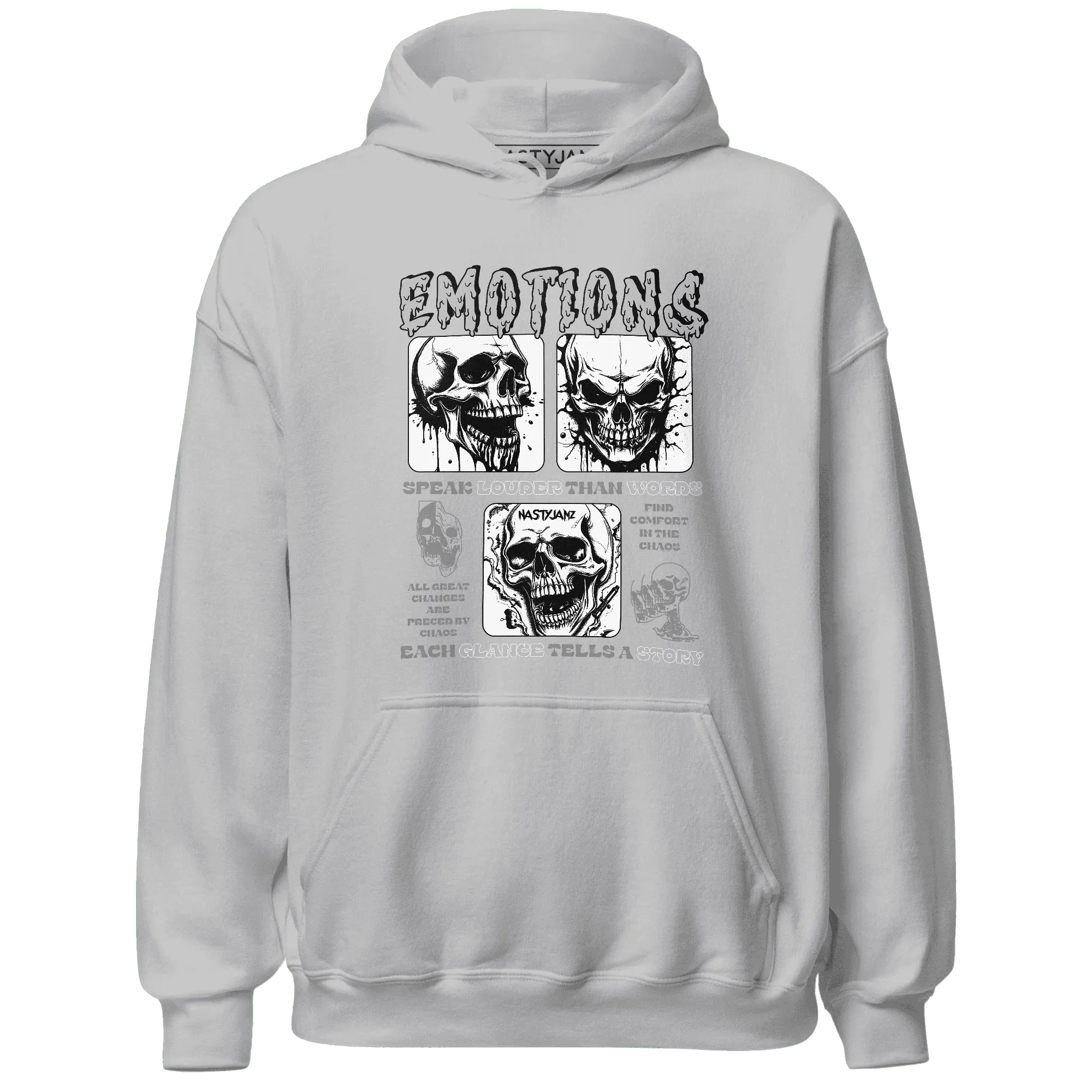 NastyJamz-Cement-Grey-3s-Hoodie-Match-Emotions-Skull