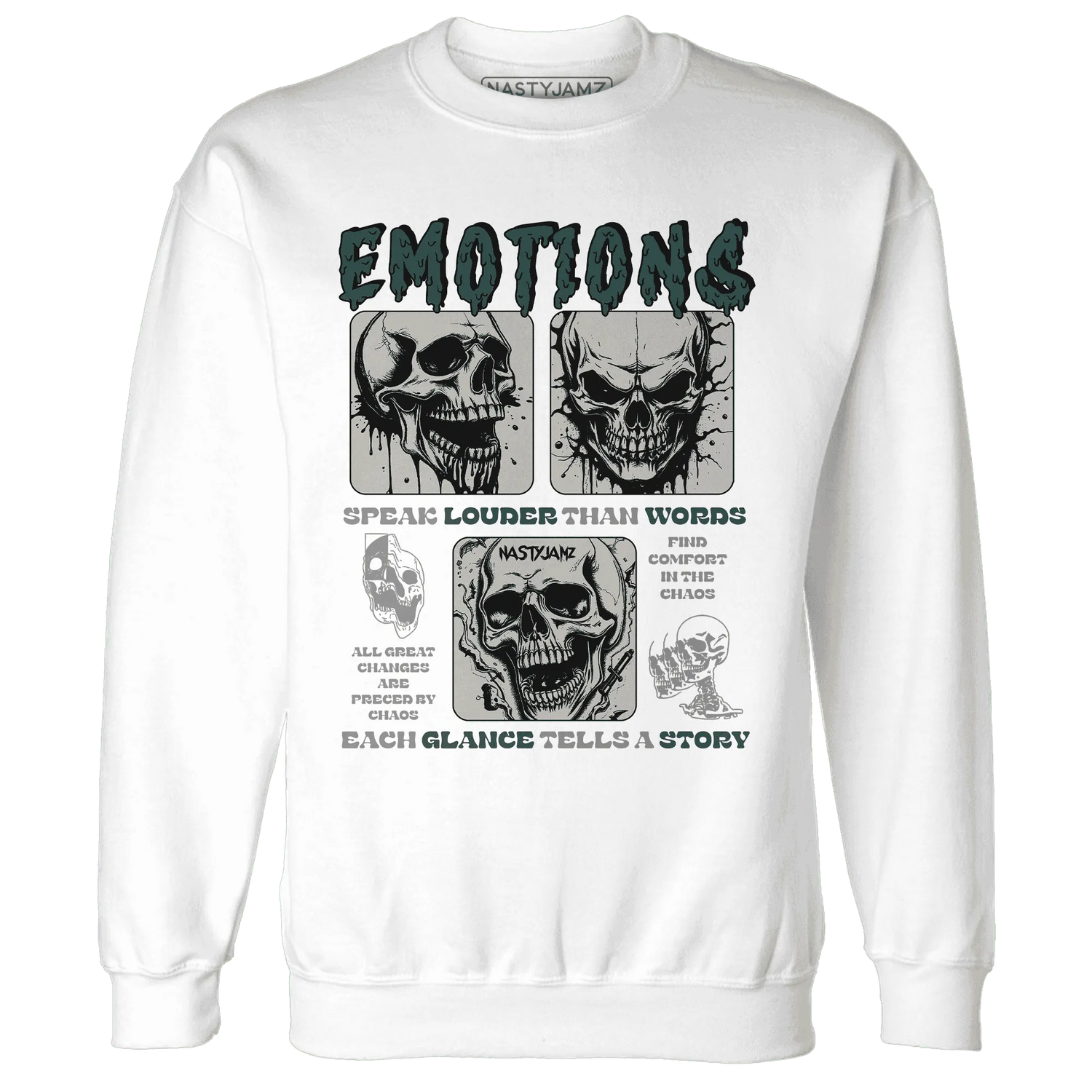 Oxidized-Green-4s-NastyJamz-Sweatshirt-Match-Emotions-Skull
