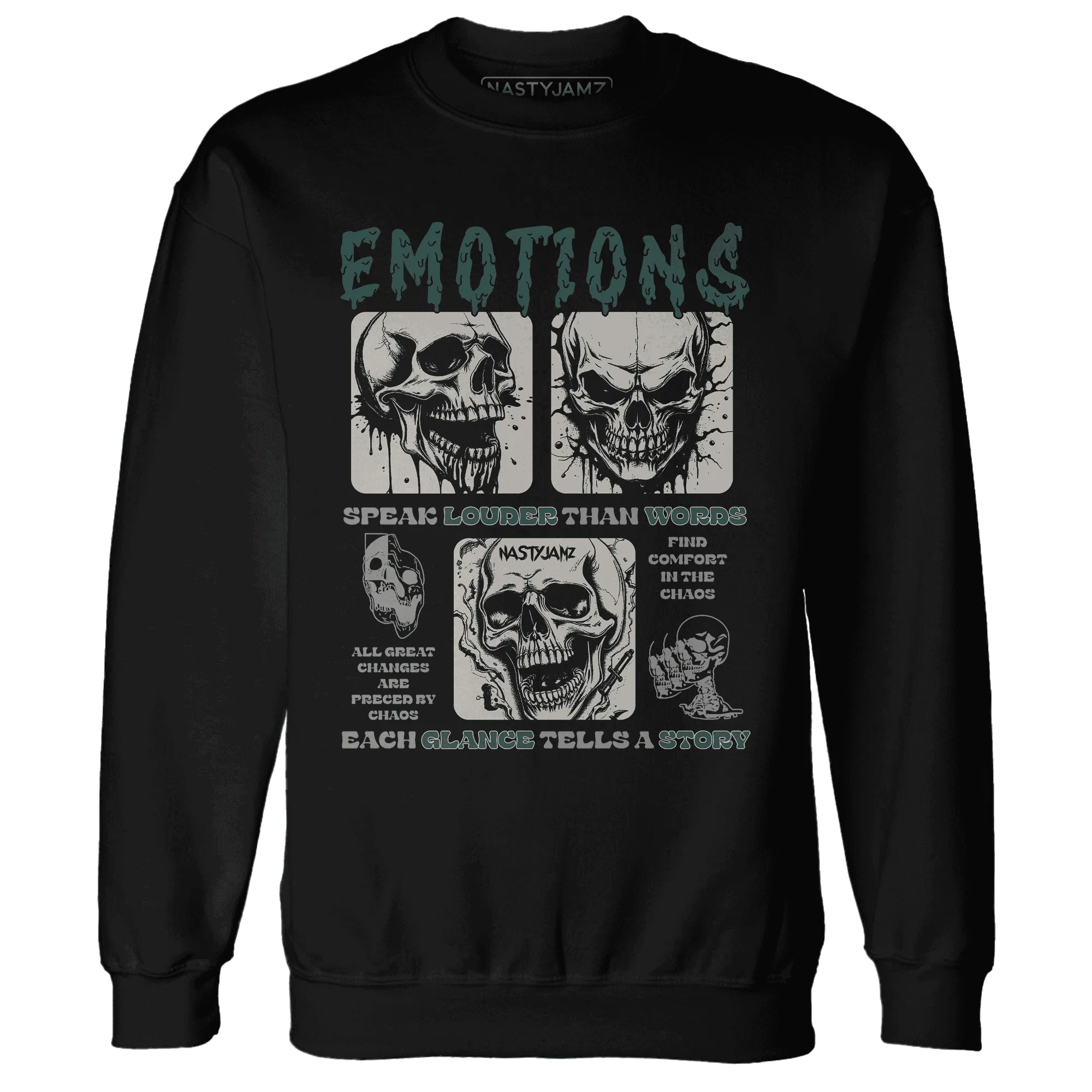Oxidized-Green-4s-NastyJamz-Sweatshirt-Match-Emotions-Skull