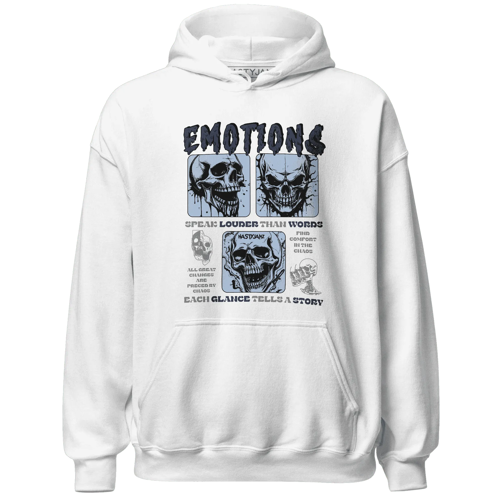 NastyJamz-White-Navy-6s-Hoodie-Match-Emotions-Skull