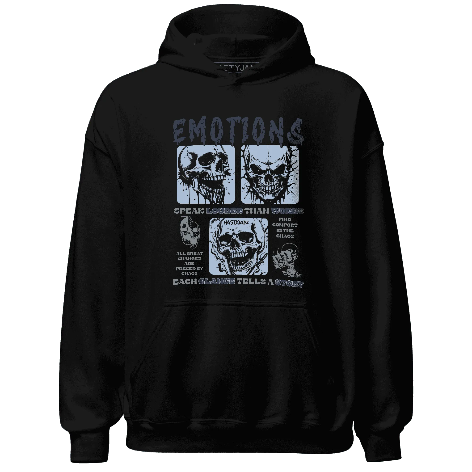 NastyJamz-White-Navy-6s-Hoodie-Match-Emotions-Skull